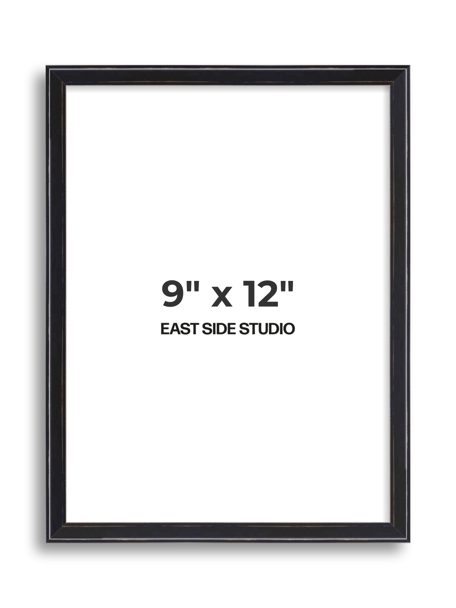 Black Lacquer 9" x 12" picture frame