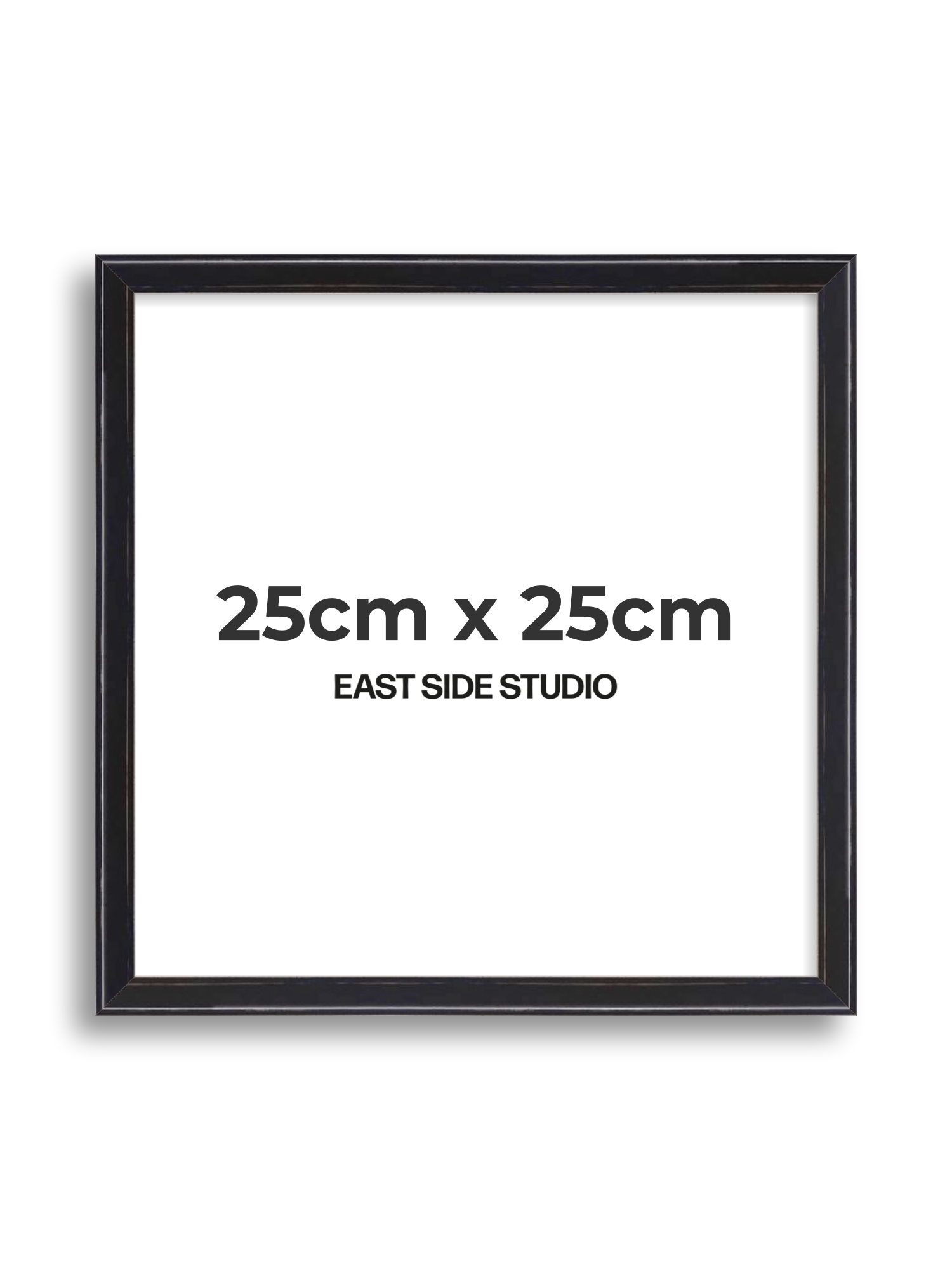 Black Lacquer 25cm x 25cm picture frame
