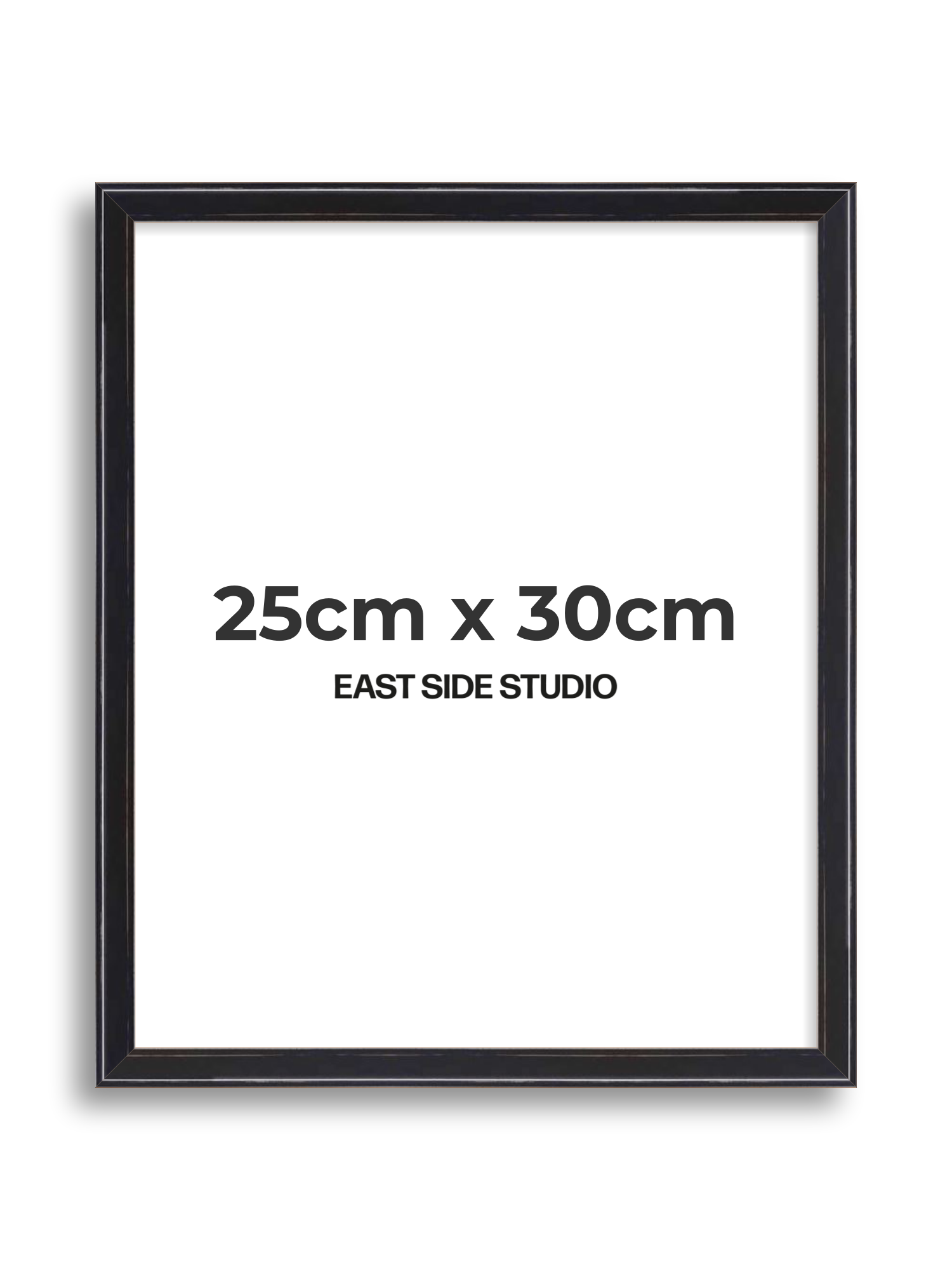Black Lacquer 25cm x 30cm picture frame
