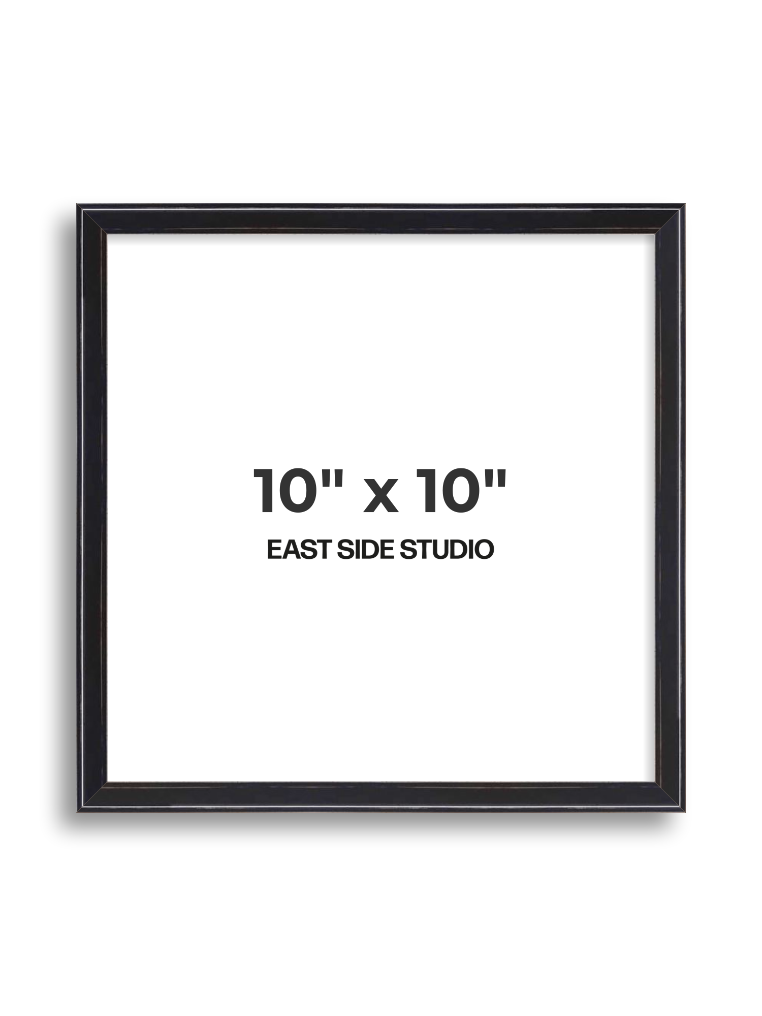 Black Lacquer 10" x 10" picture frame