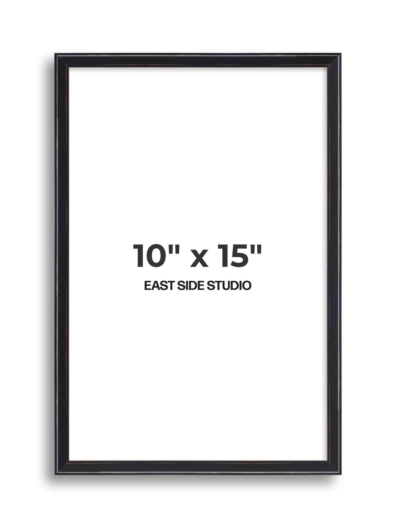 Black Lacquer 10" x 15" picture frame