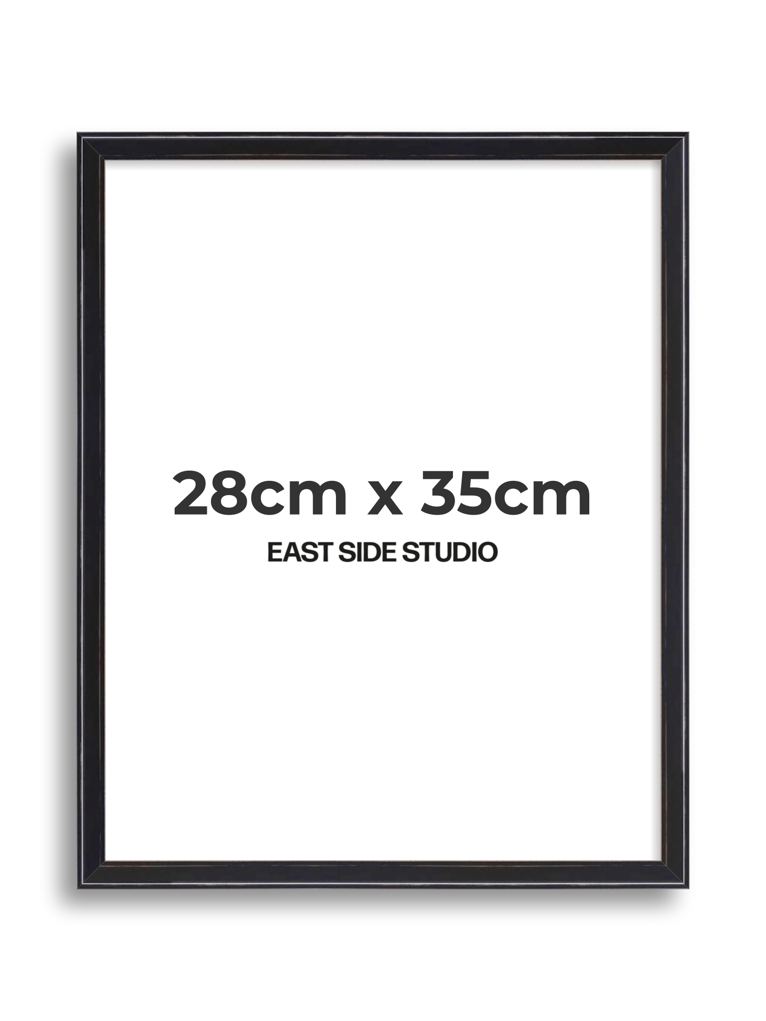 Black Lacquer 28cm x 35cm picture frame