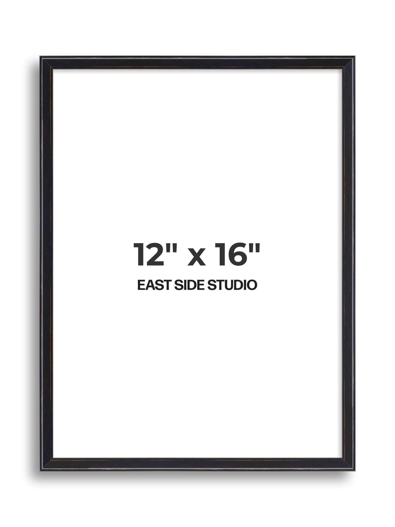 Black Lacquer 12" x 16" picture frame