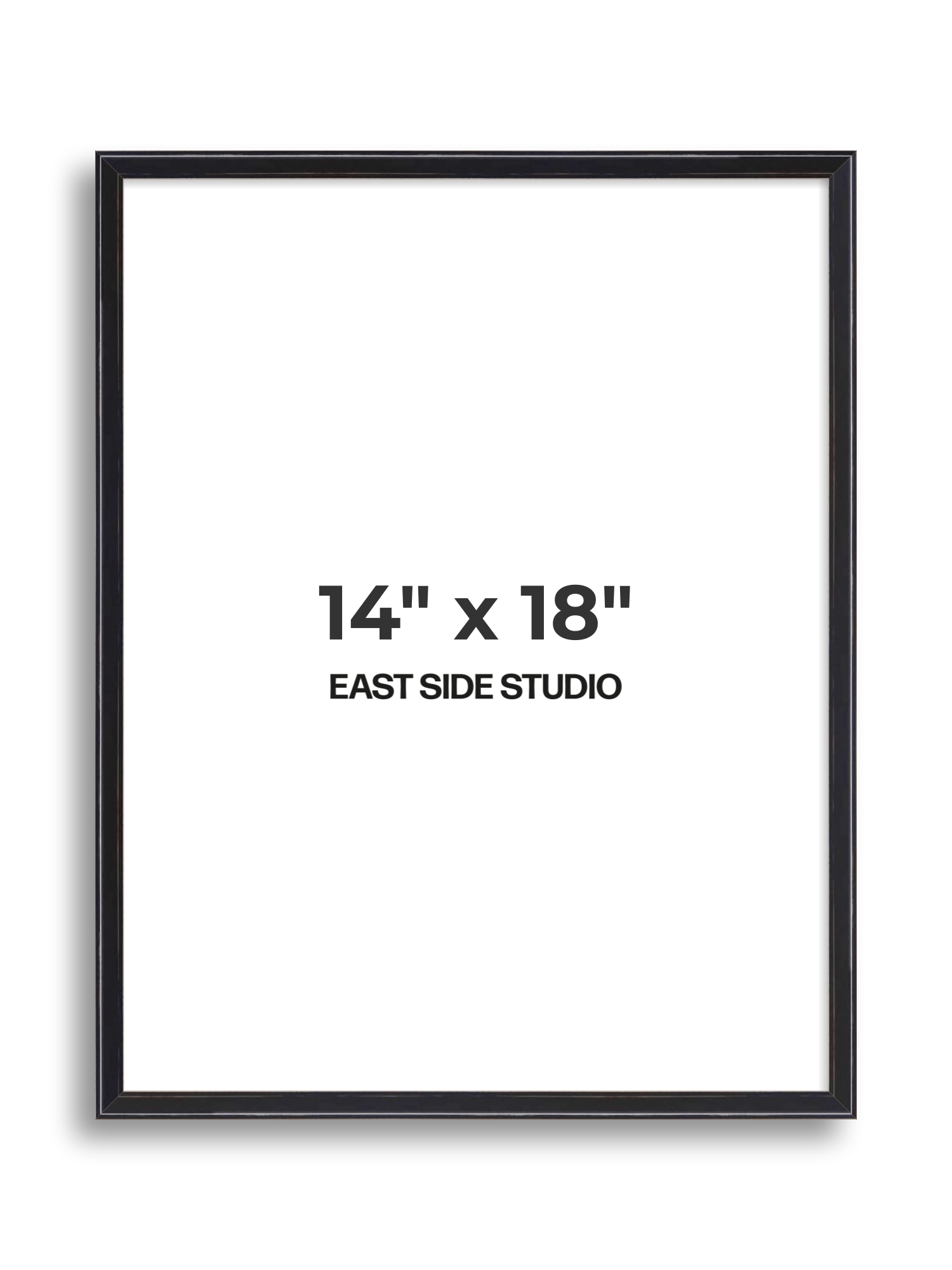 Black Lacquer 14" x 18" picture frame