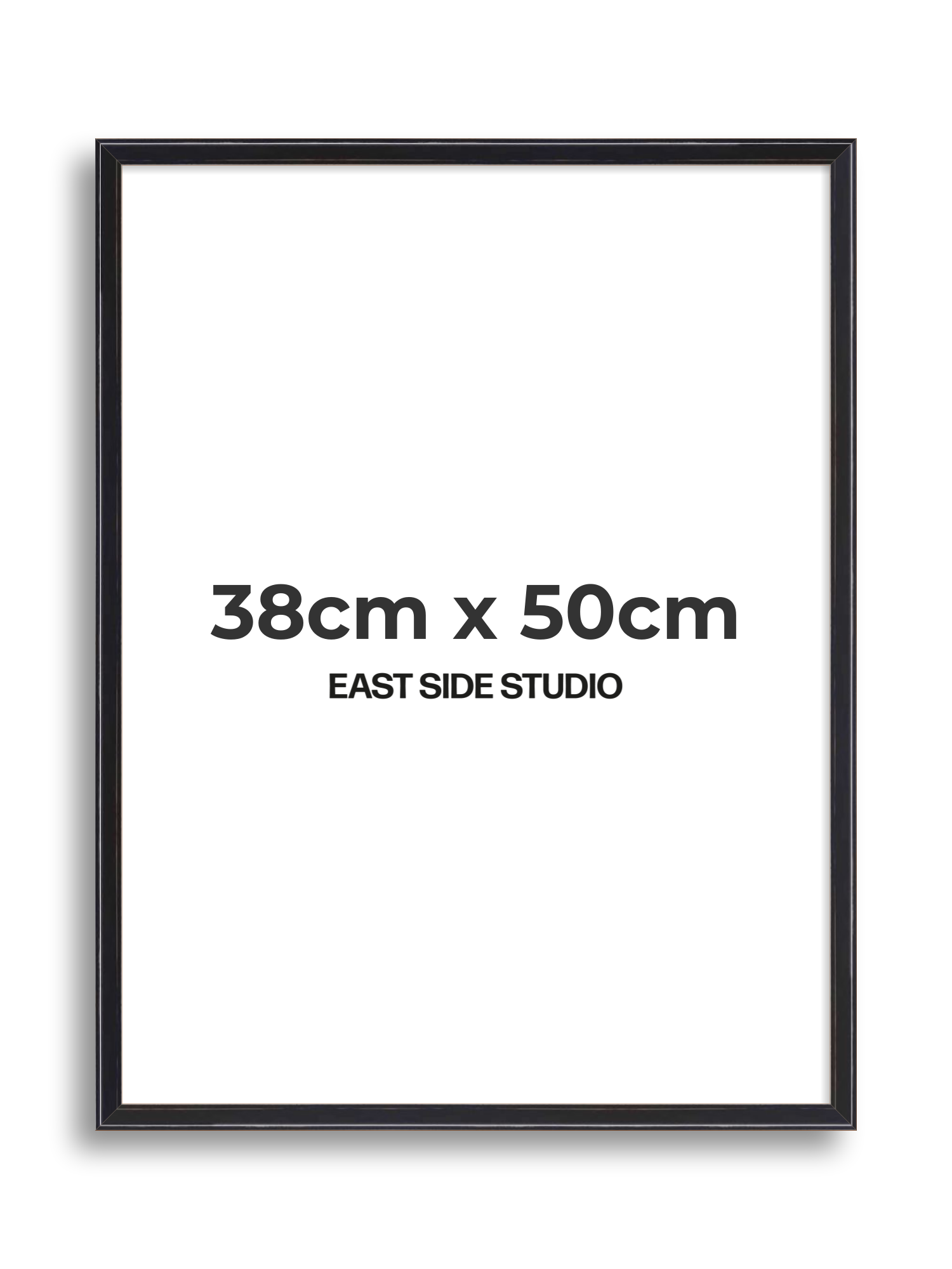 Black Lacquer 38cm x 50cm picture frame