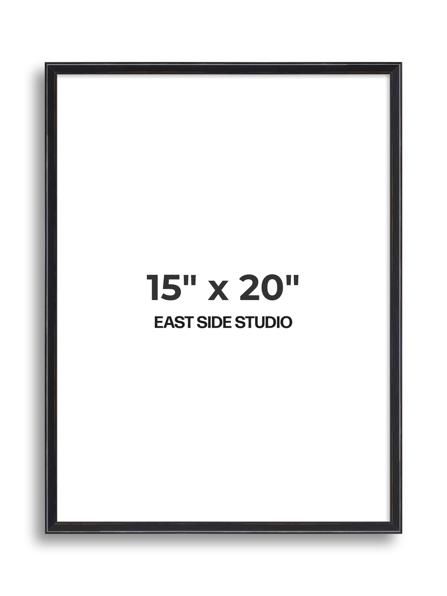 Black Lacquer 15" x 20" picture frame