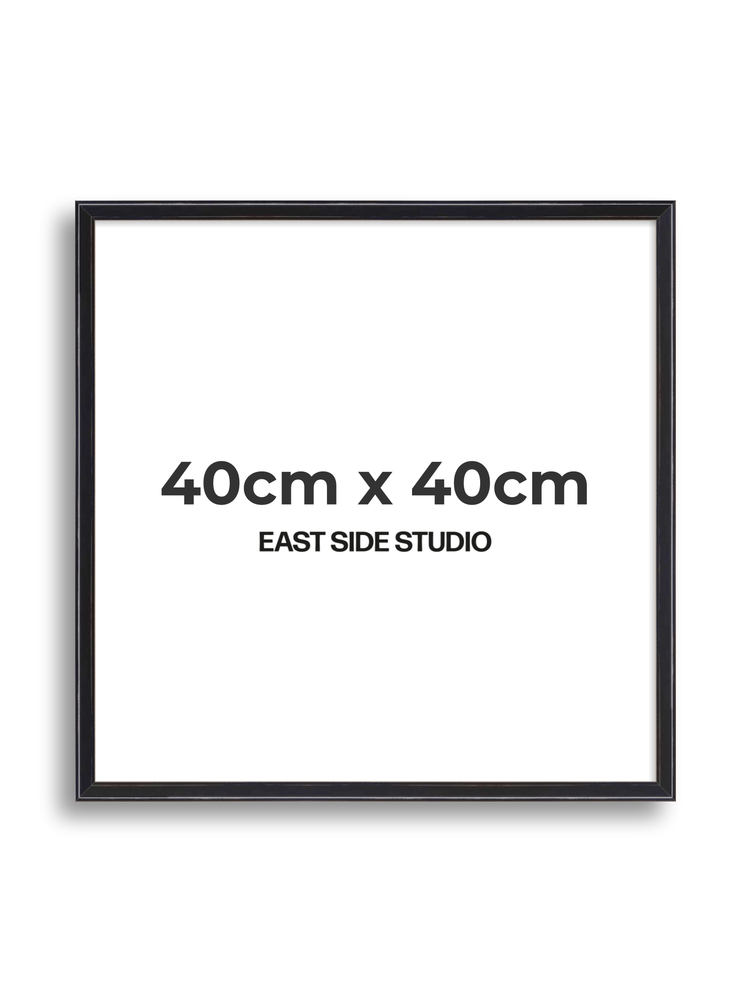 Black Lacquer 40cm x 40cm picture frame