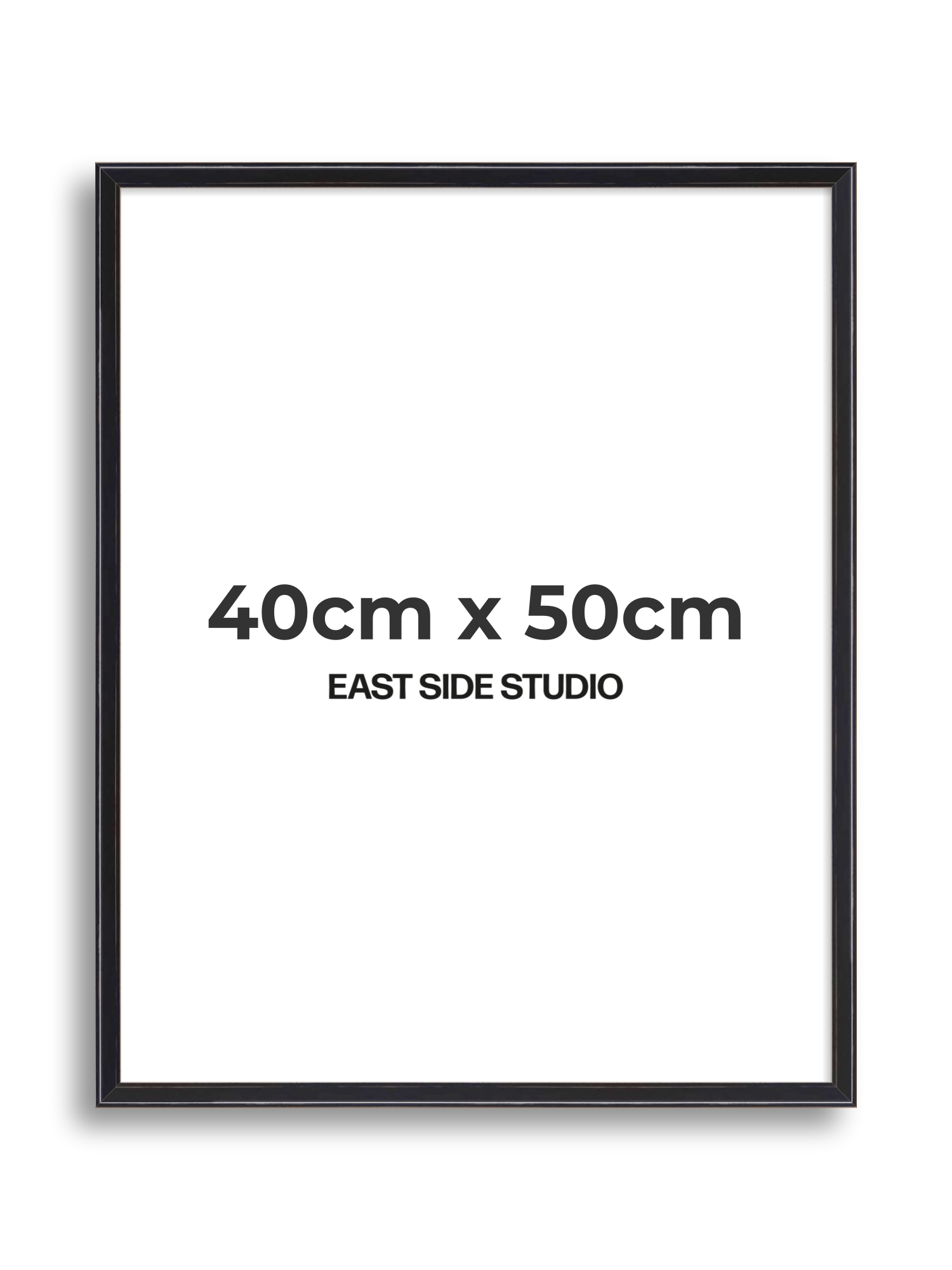 Black Lacquer 40cm x 50cm picture frame