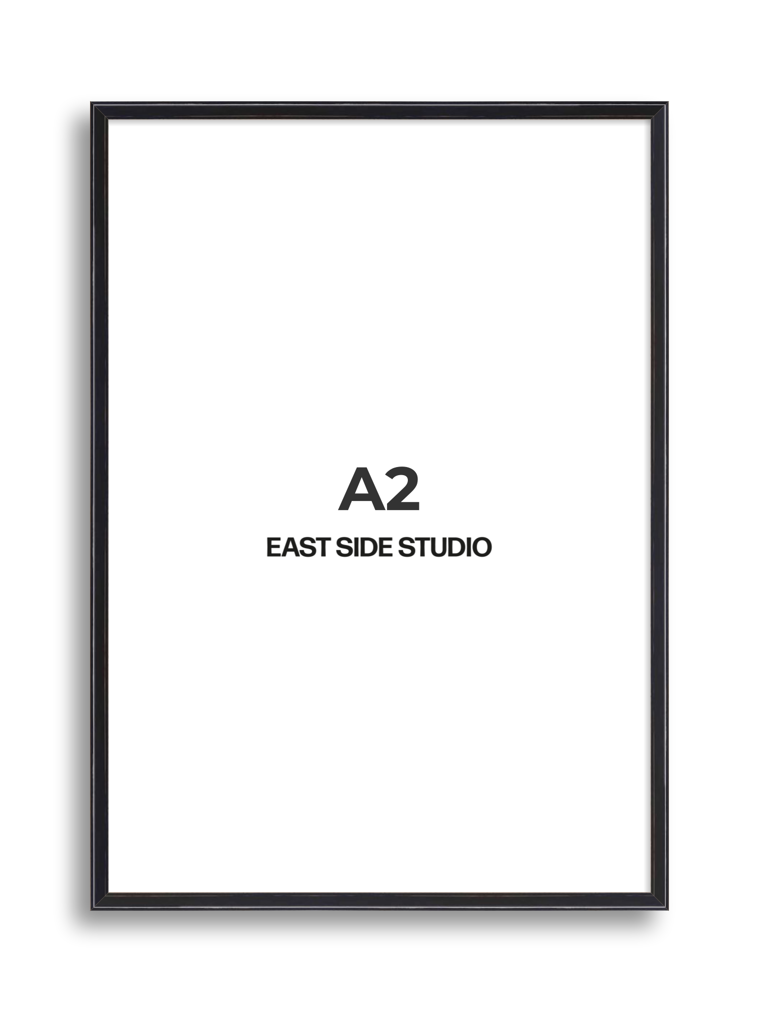 Black Lacquer A2 picture frame