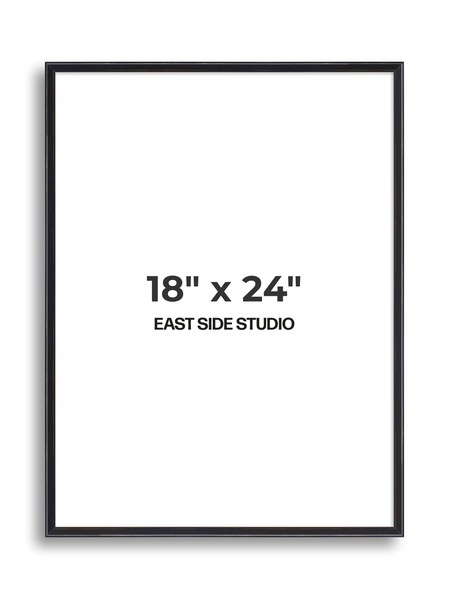 Black Lacquer 18" x 24" picture frame