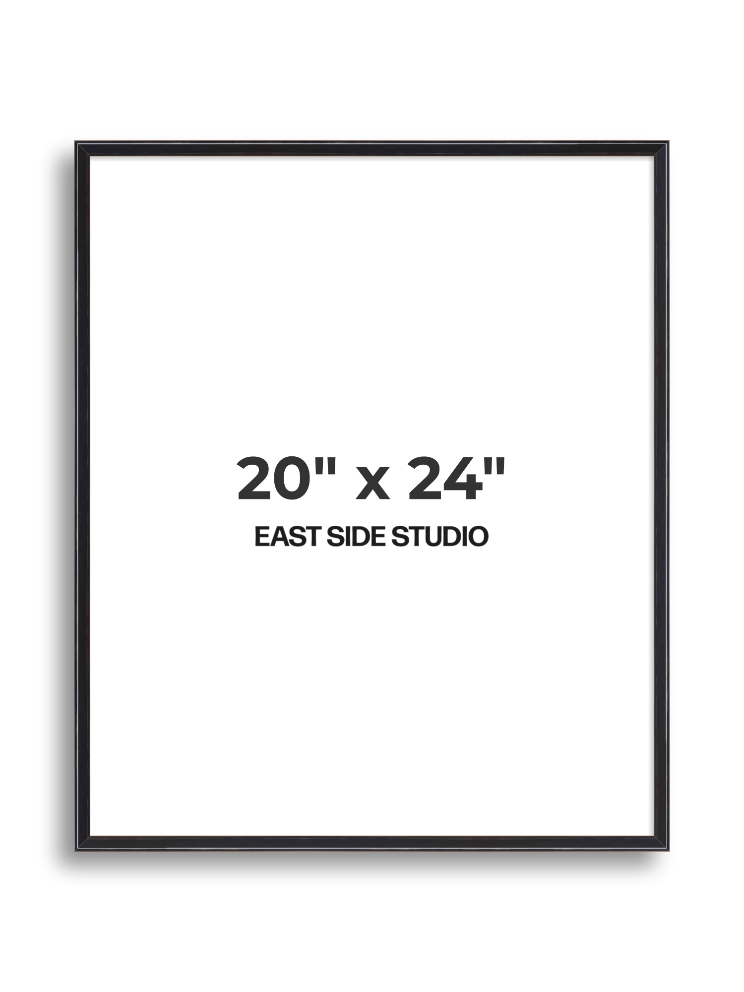Black Lacquer 20" x 24" picture frame