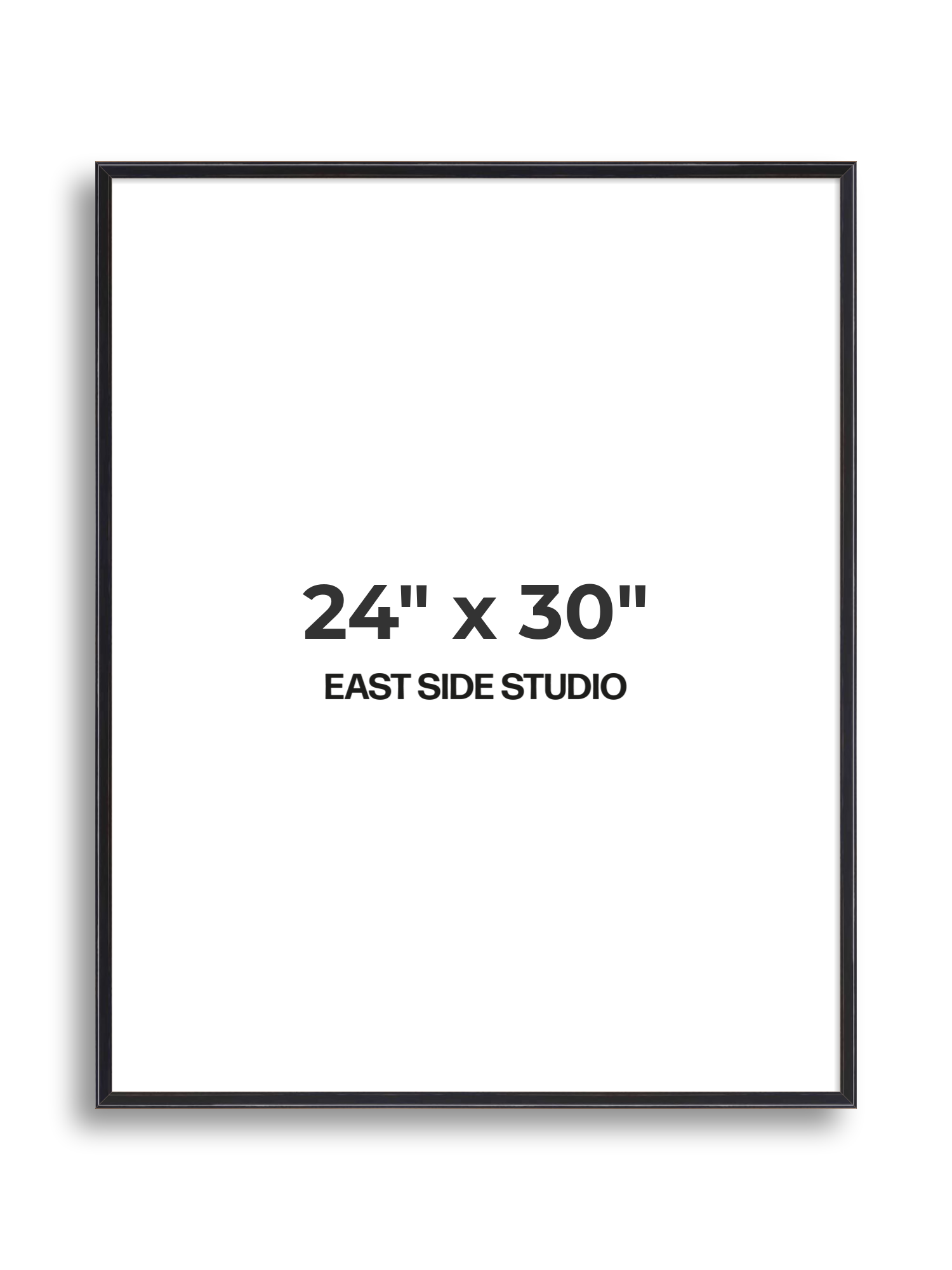 Black Lacquer 24" x 30" picture frame