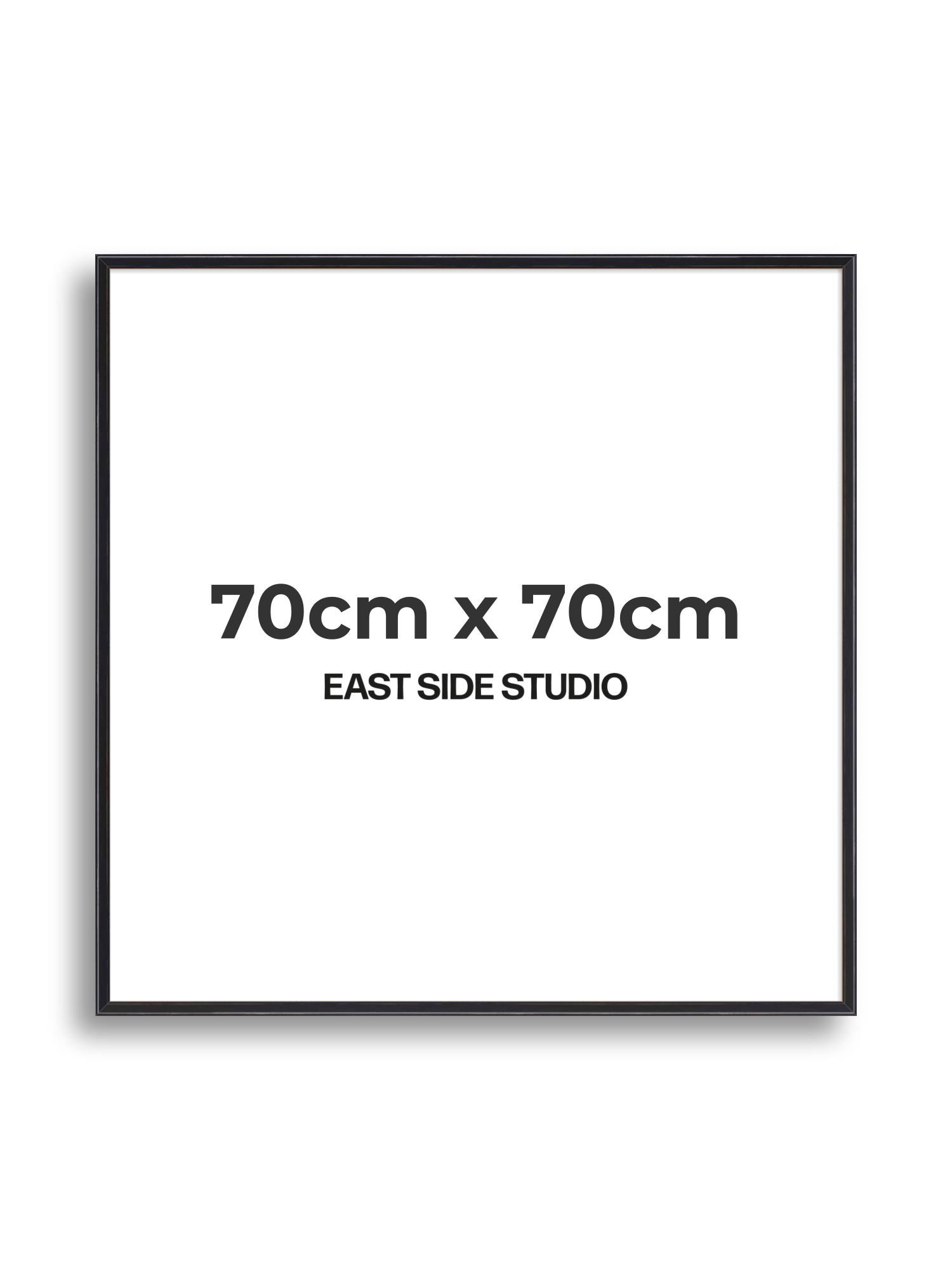 Black Lacquer 70cm x 70cm picture frame