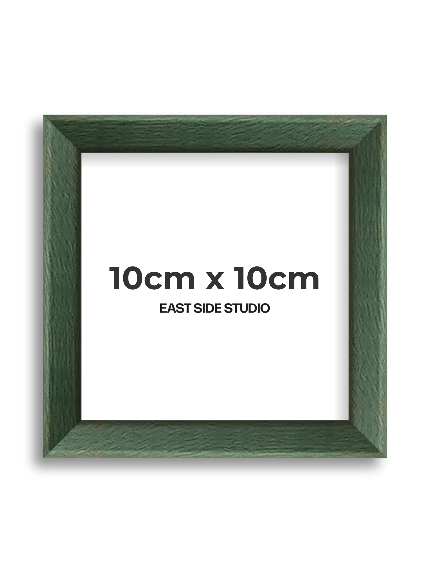 Forest Green Stain 10cm x 10cm picture frame