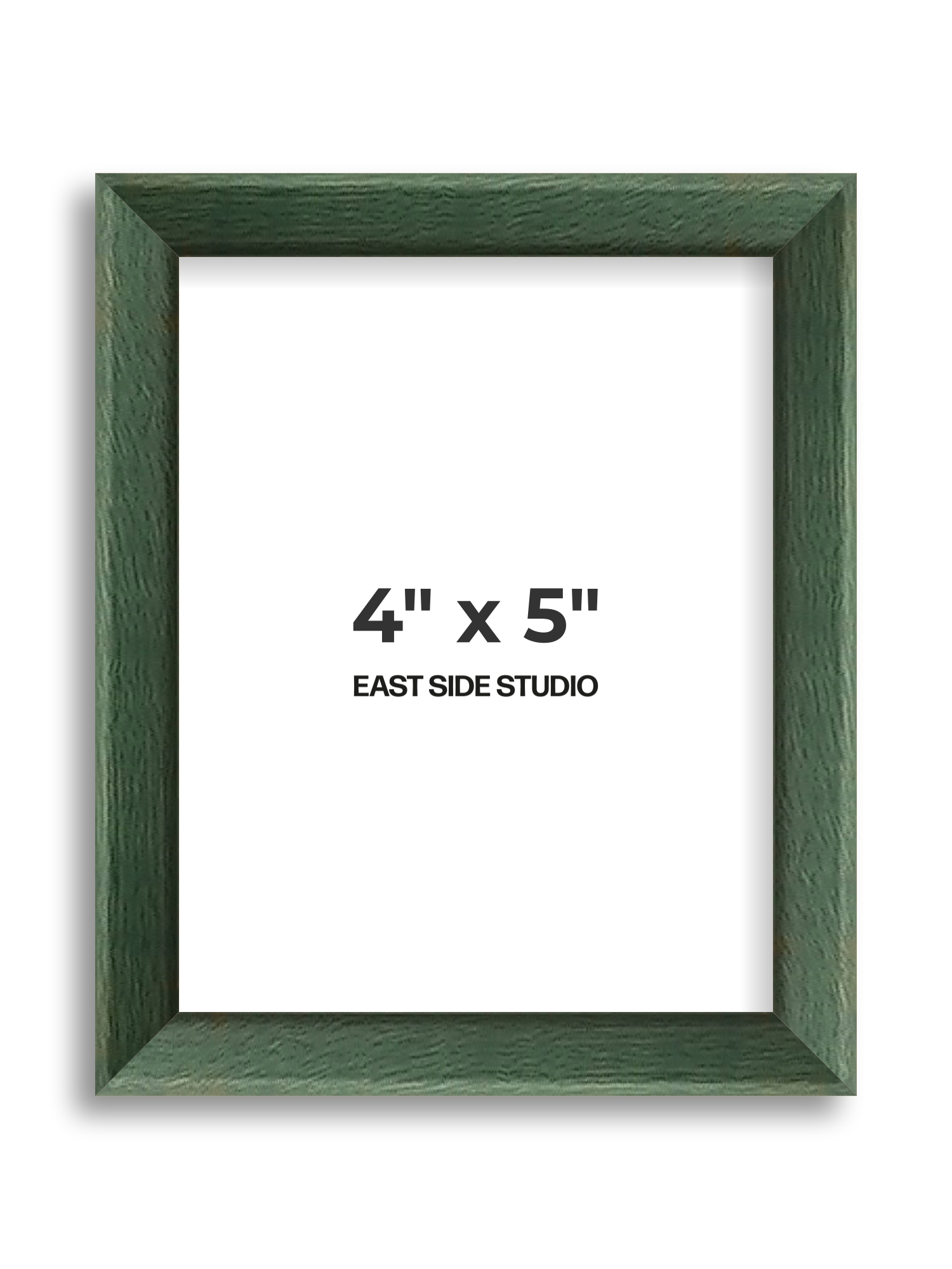 Forest Green Stain 4" x 5" picture frame