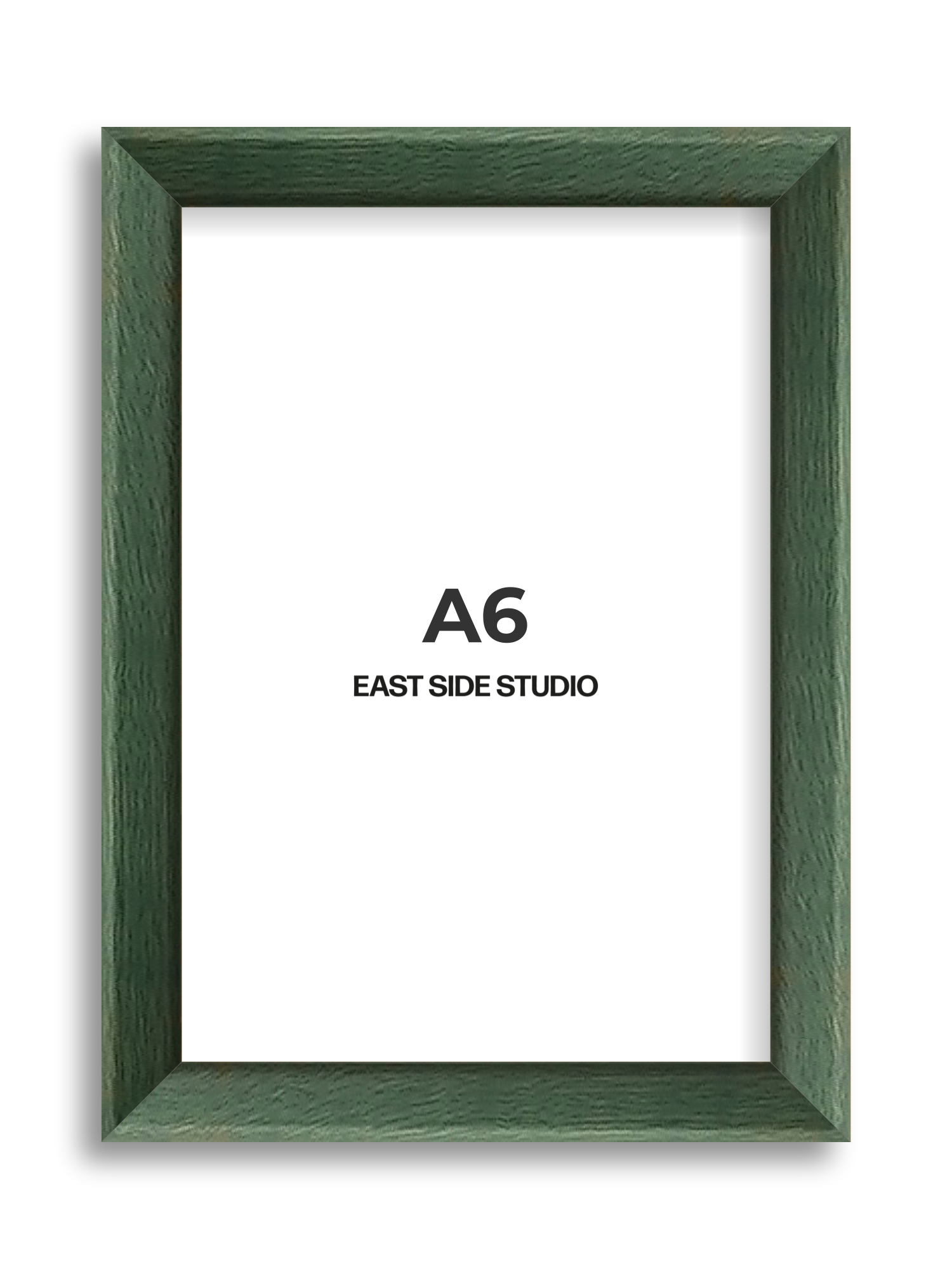 Forest Green Stain A6 picture frame