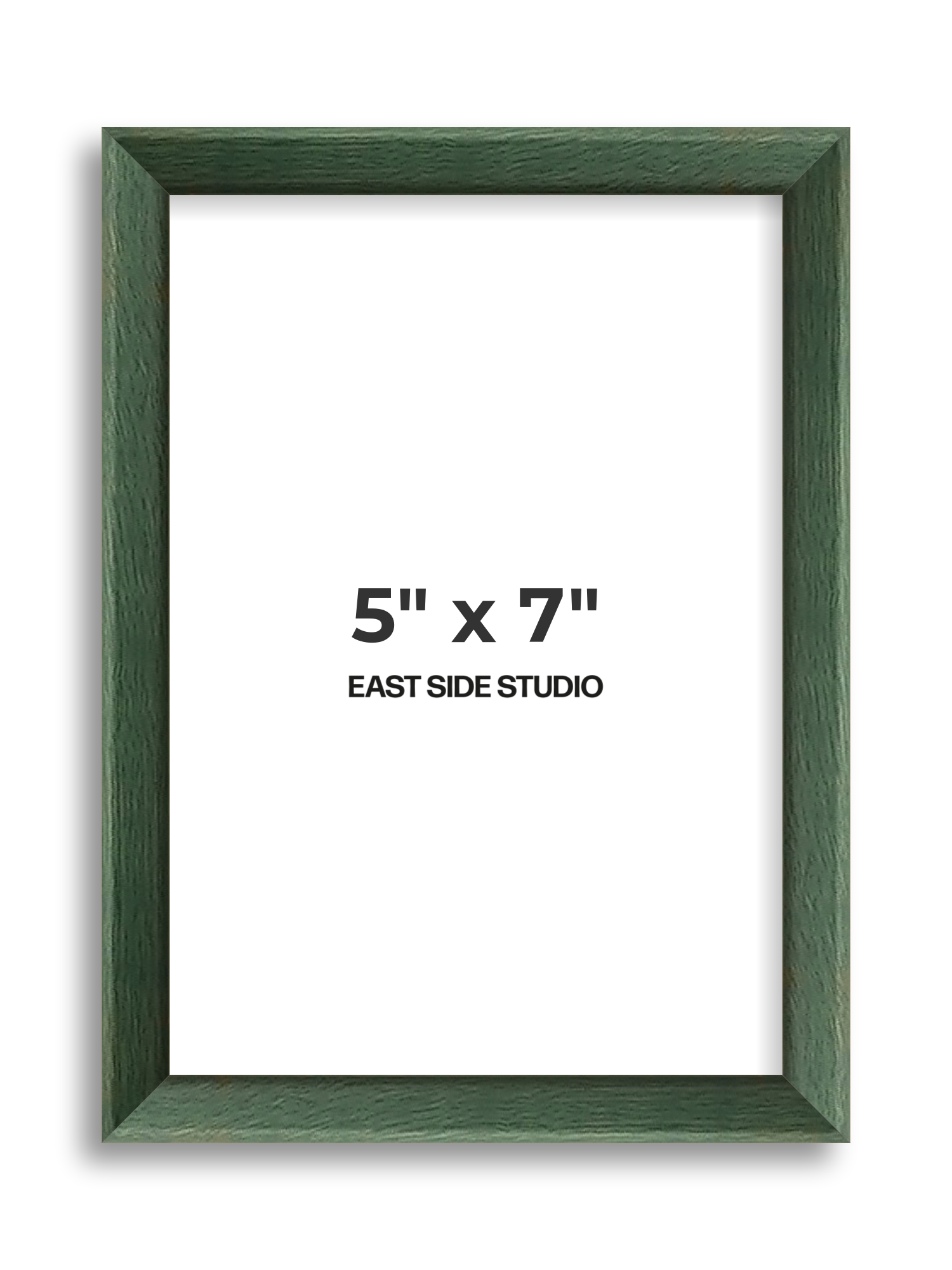 Forest Green Stain 5" x 7" picture frame