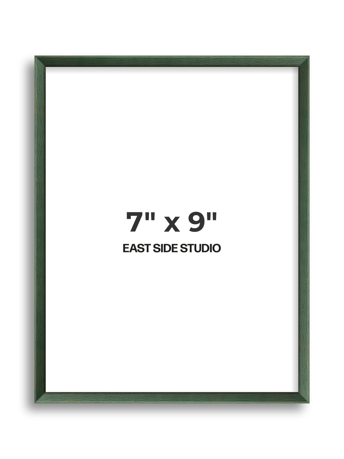 Forest Green Stain 7" x 9" picture frame
