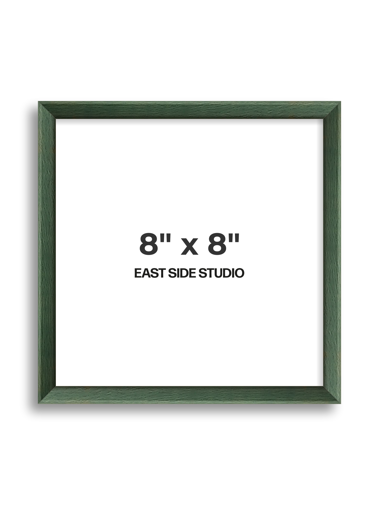 Forest Green Stain 8" x 8" picture frame