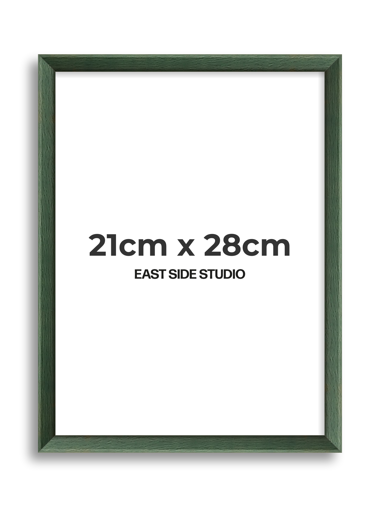 Forest Green Stain 21cm x 28cm picture frame