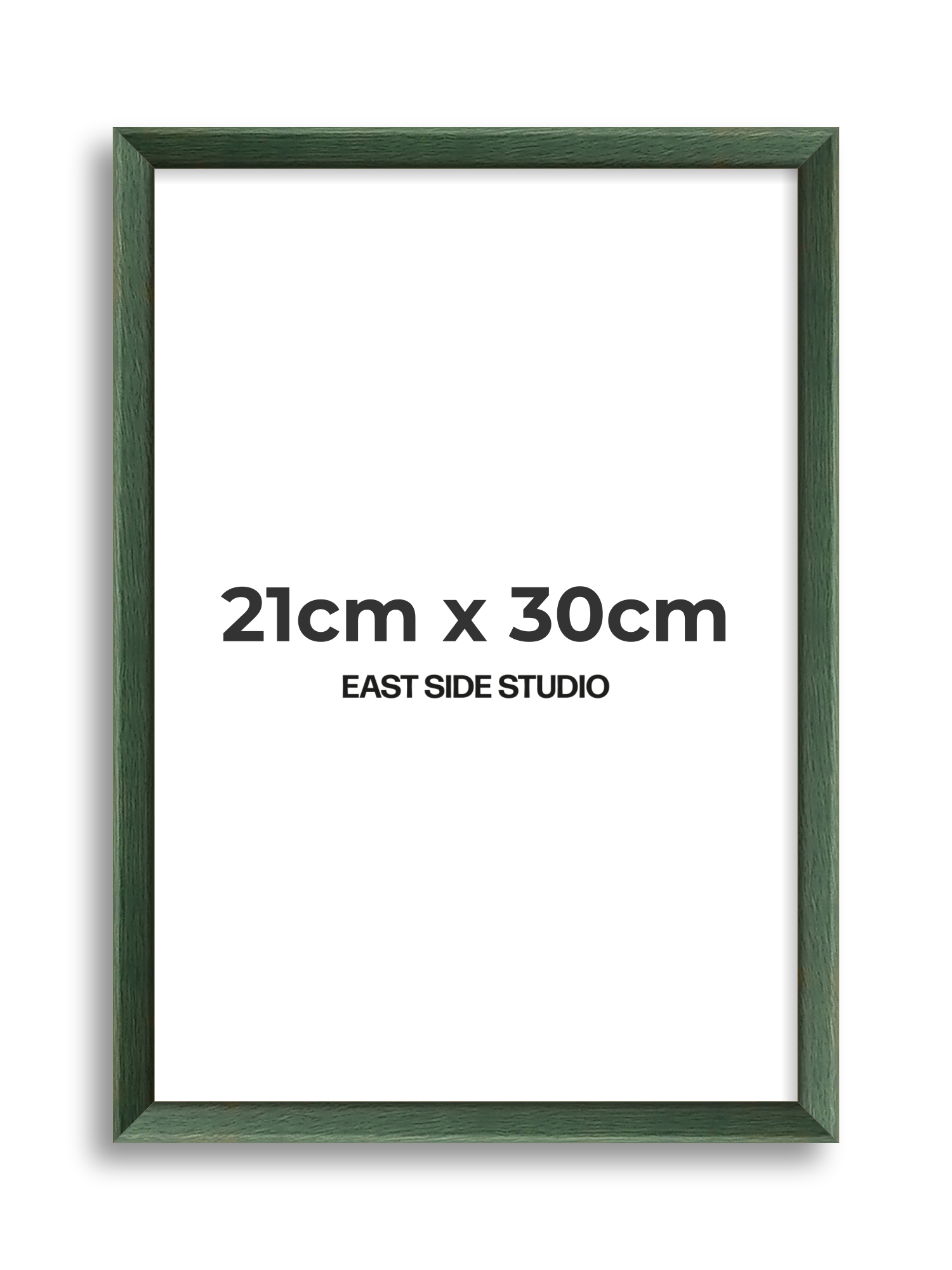 Forest Green Stain 21cm x 30cm picture frame