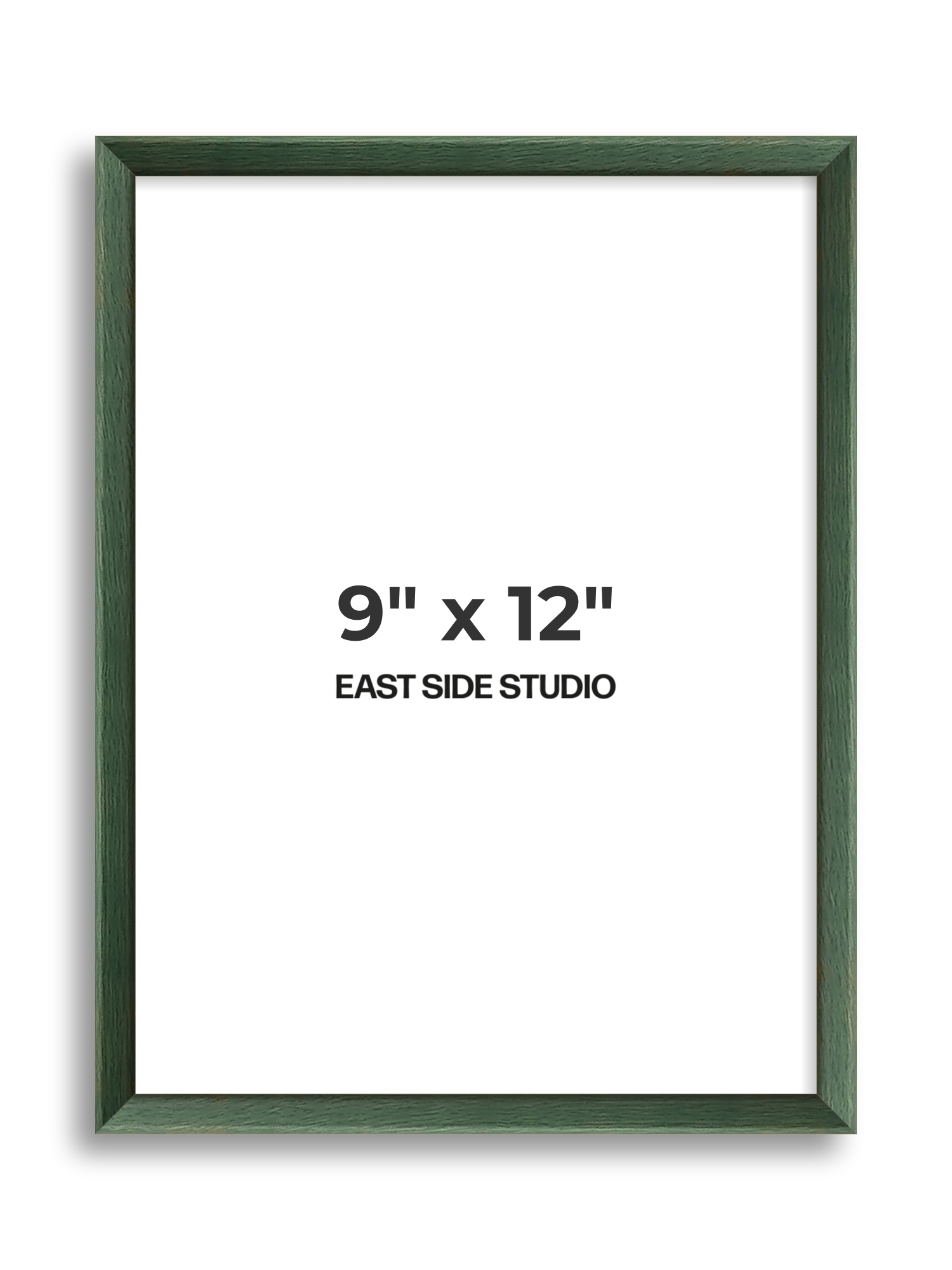 Forest Green Stain 9" x 12" picture frame