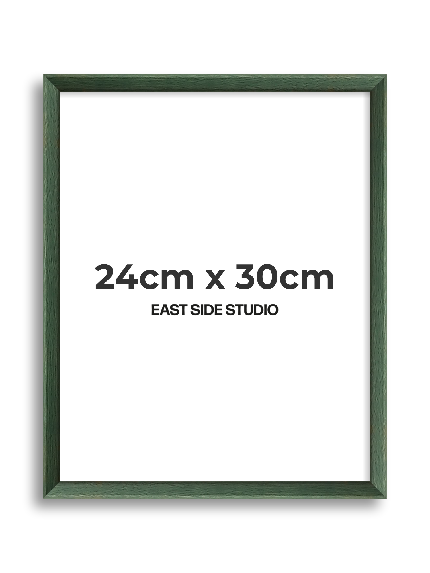 Forest Green Stain 24cm x 30cm picture frame