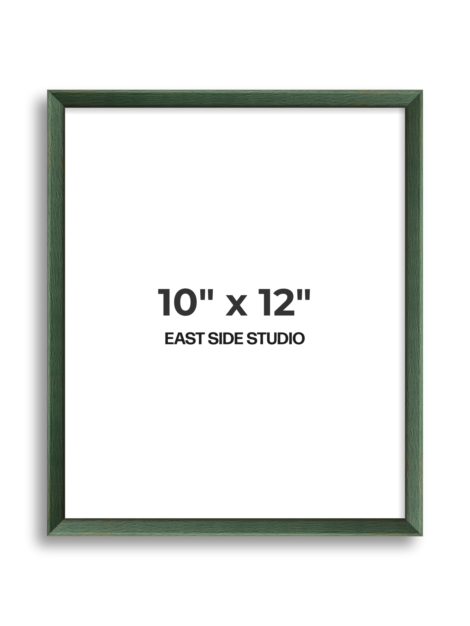 Forest Green Stain 10" x 12" picture frame