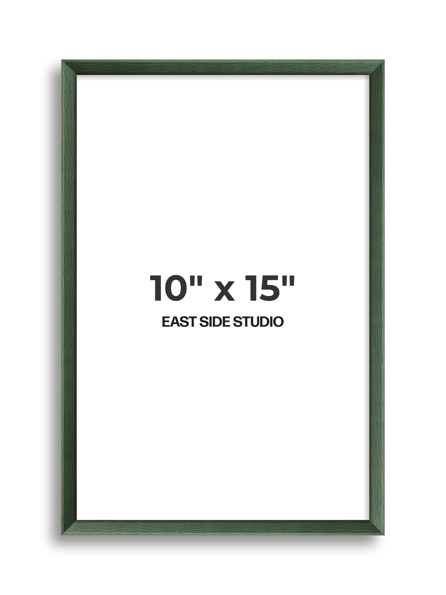 Forest Green Stain 10" x 15" picture frame