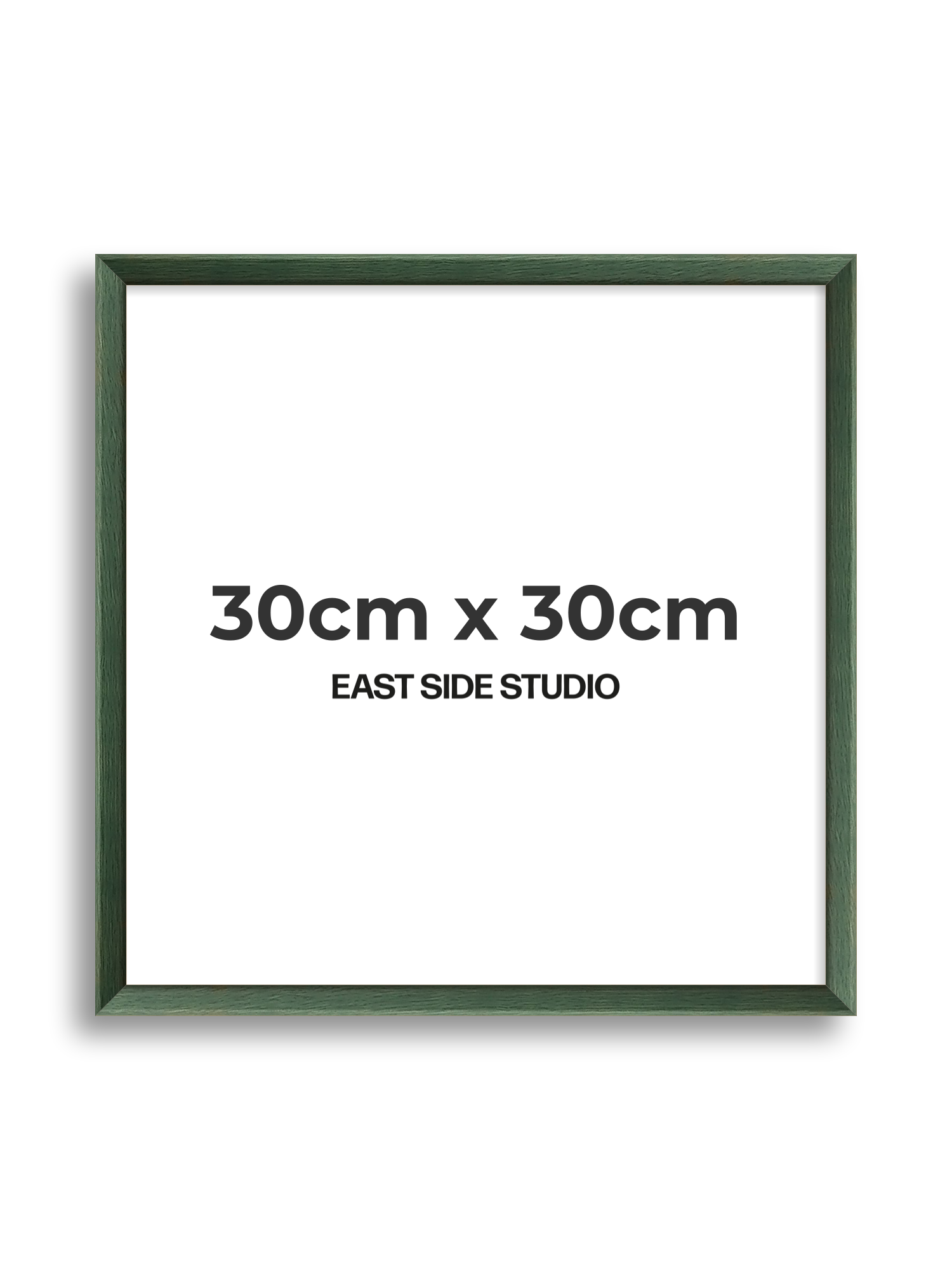 Forest Green Stain 30cm x 30cm picture frame
