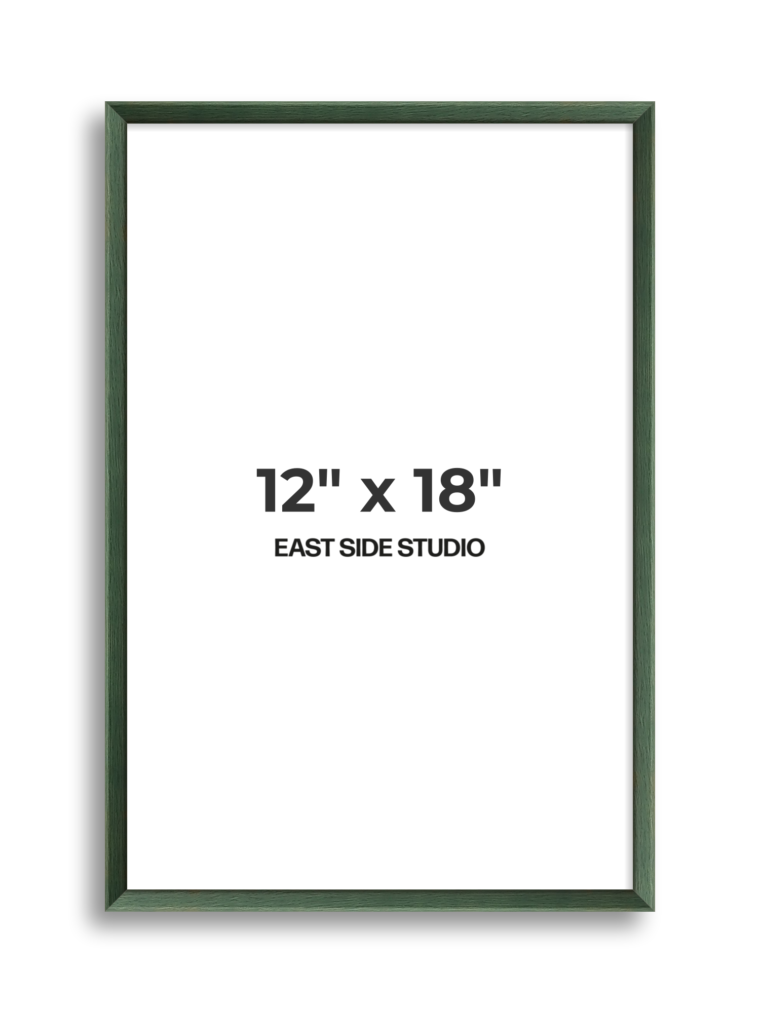 Forest Green Stain 12" x 18" picture frame