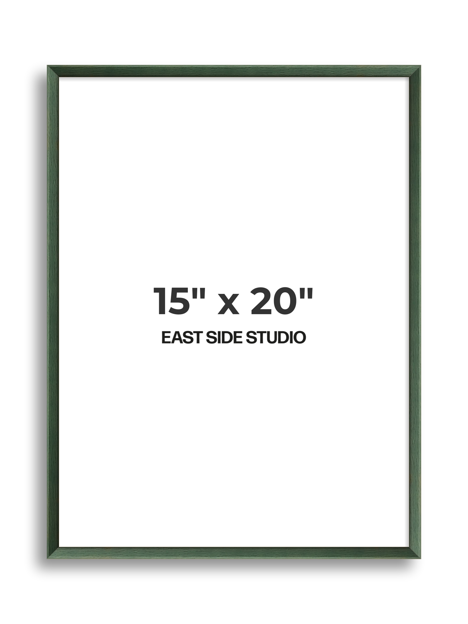 Forest Green Stain 15" x 20" picture frame
