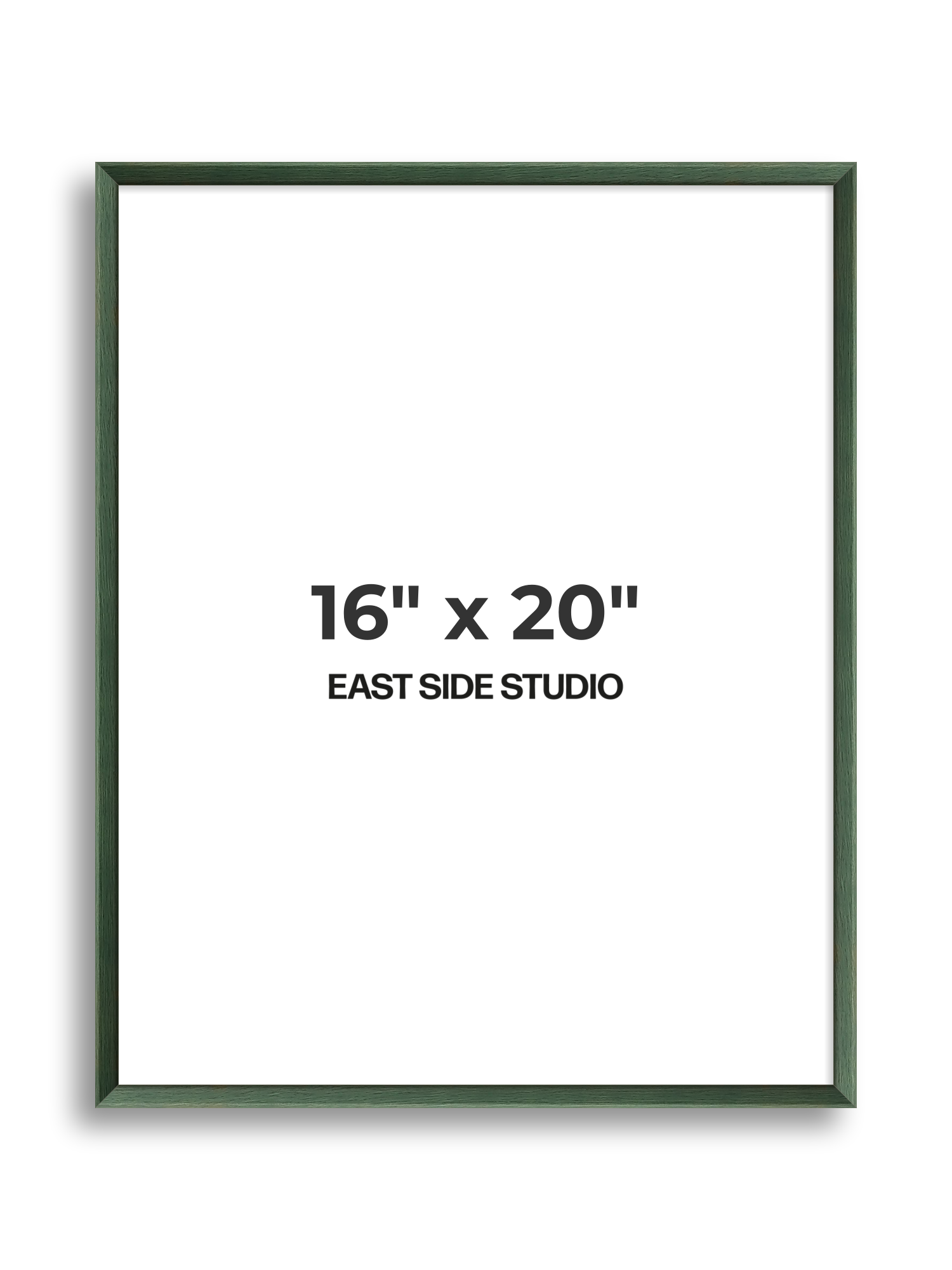 Forest Green Stain 16" x 20" picture frame