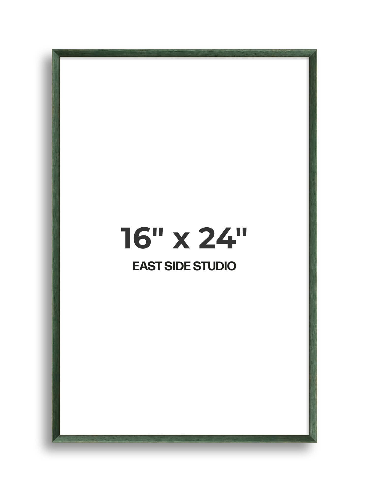 Forest Green Stain 16" x 24" picture frame