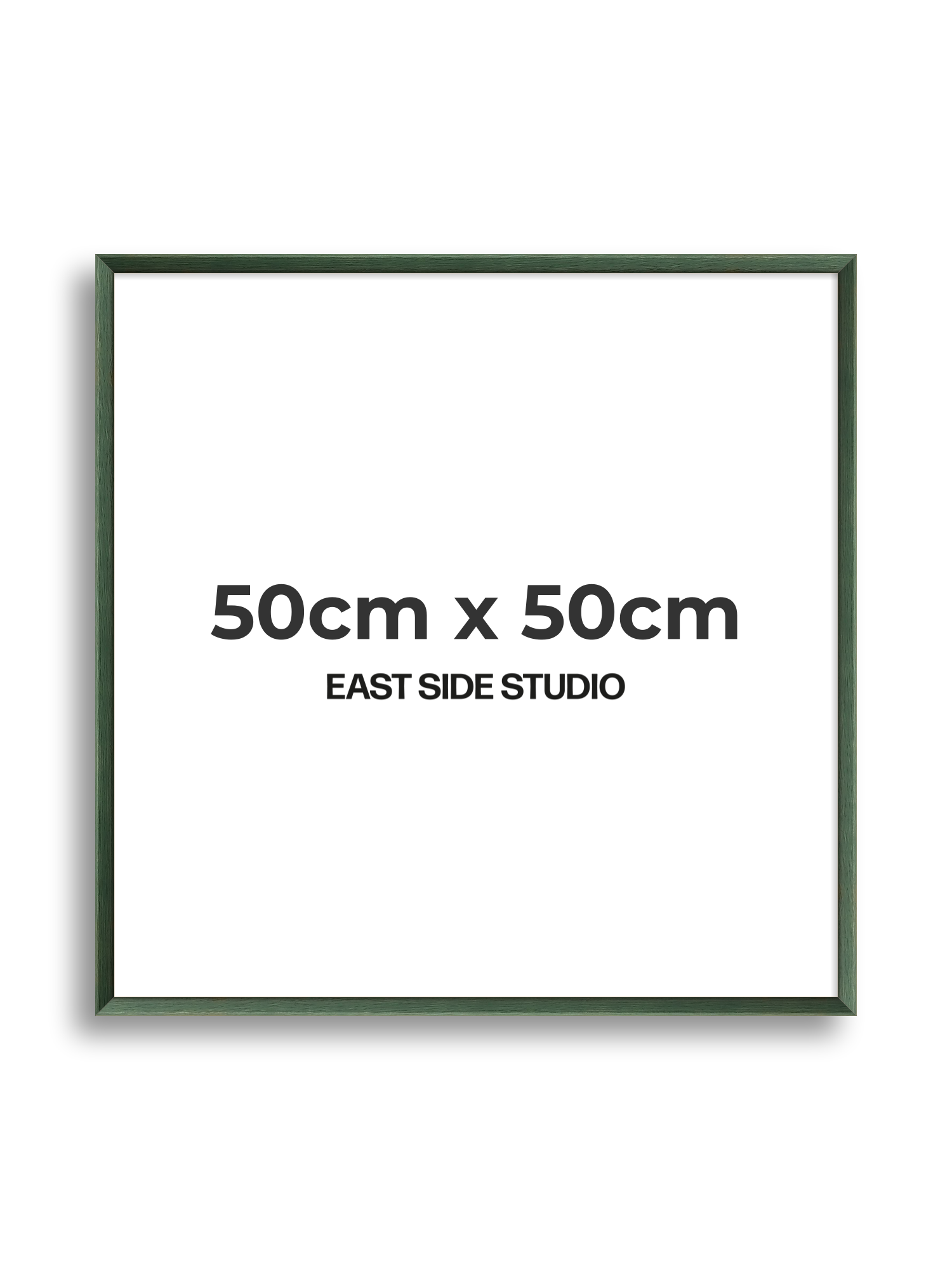 Forest Green Stain 50cm x 50cm picture frame