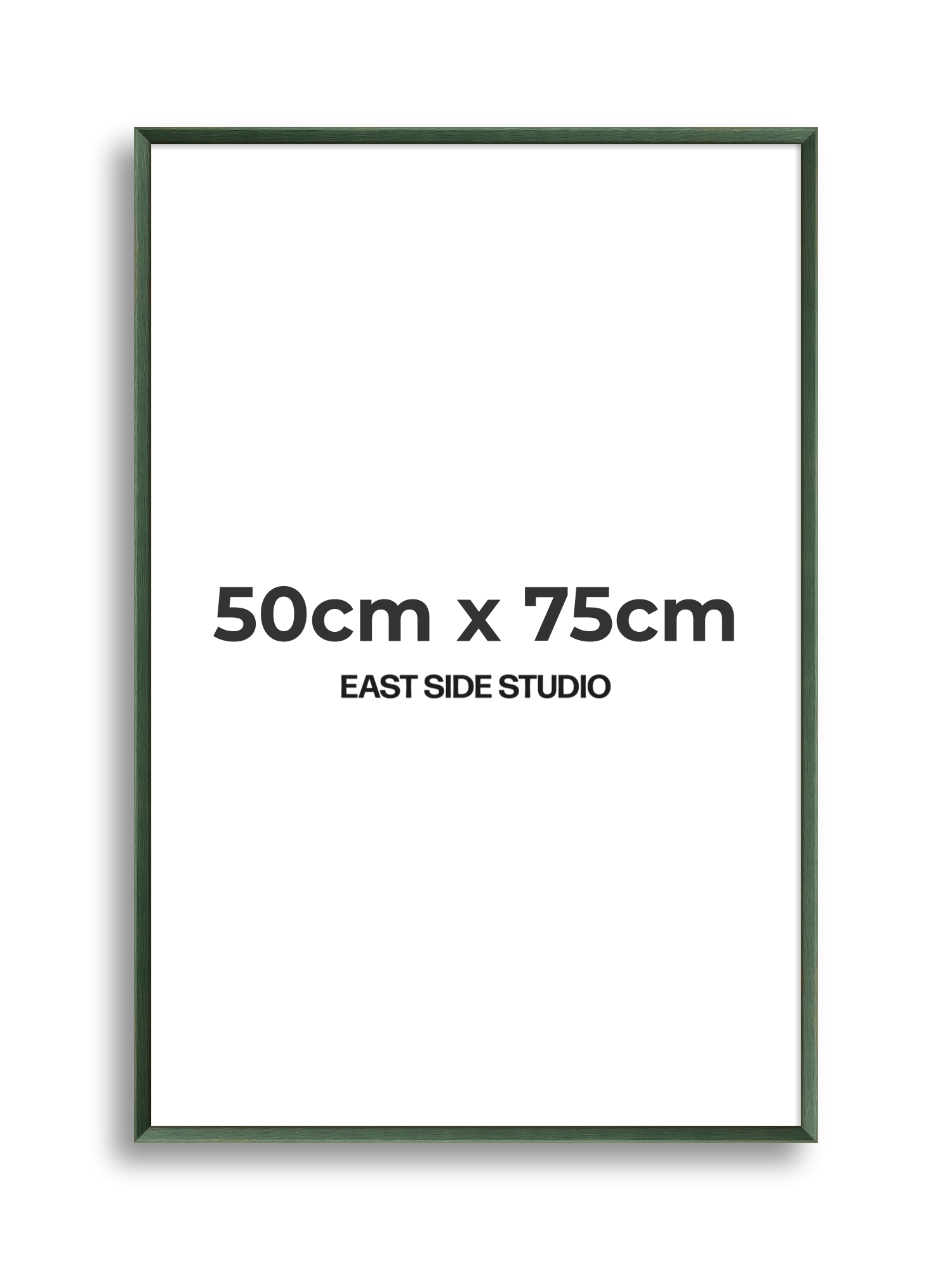 Forest Green Stain 50cm x 75cm picture frame