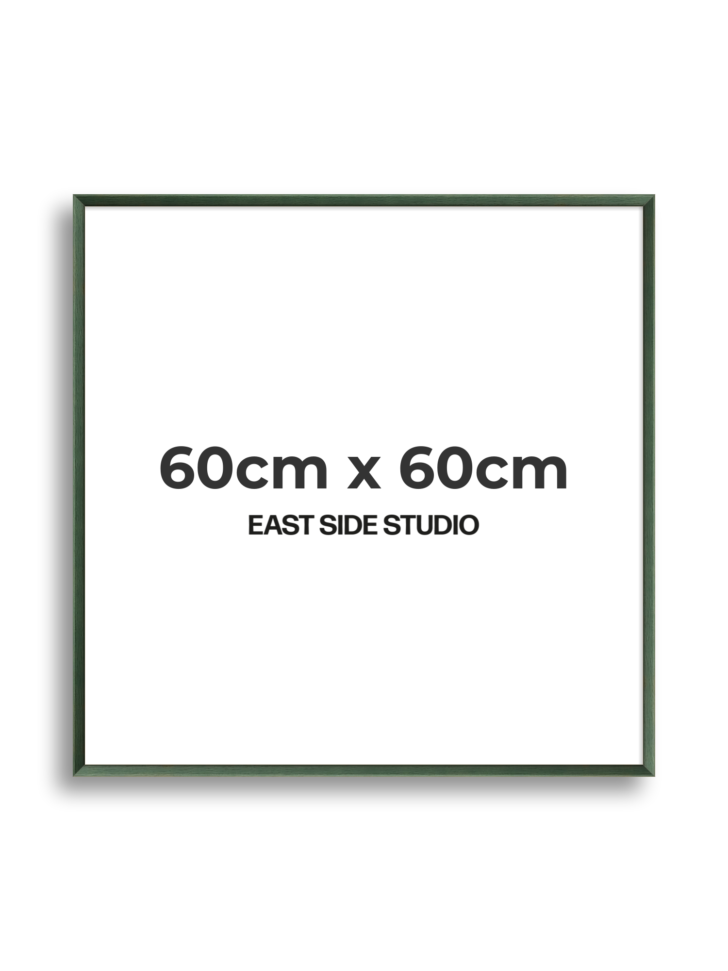 Forest Green Stain 60cm x 60cm picture frame