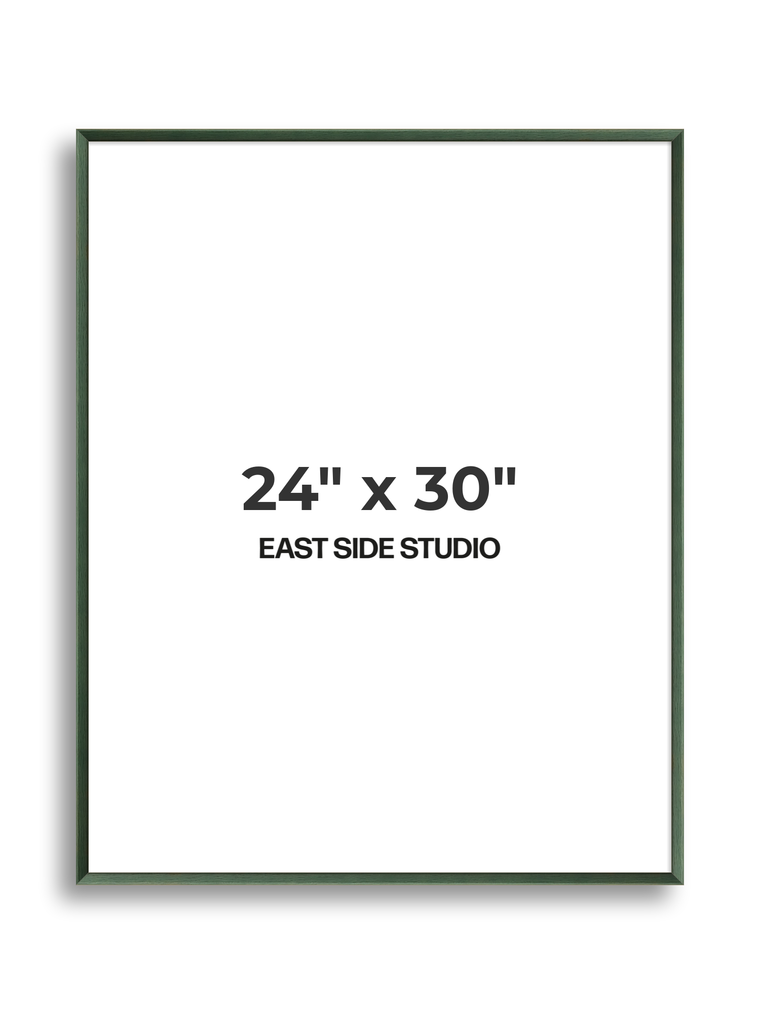 Forest Green Stain 24" x 30" picture frame
