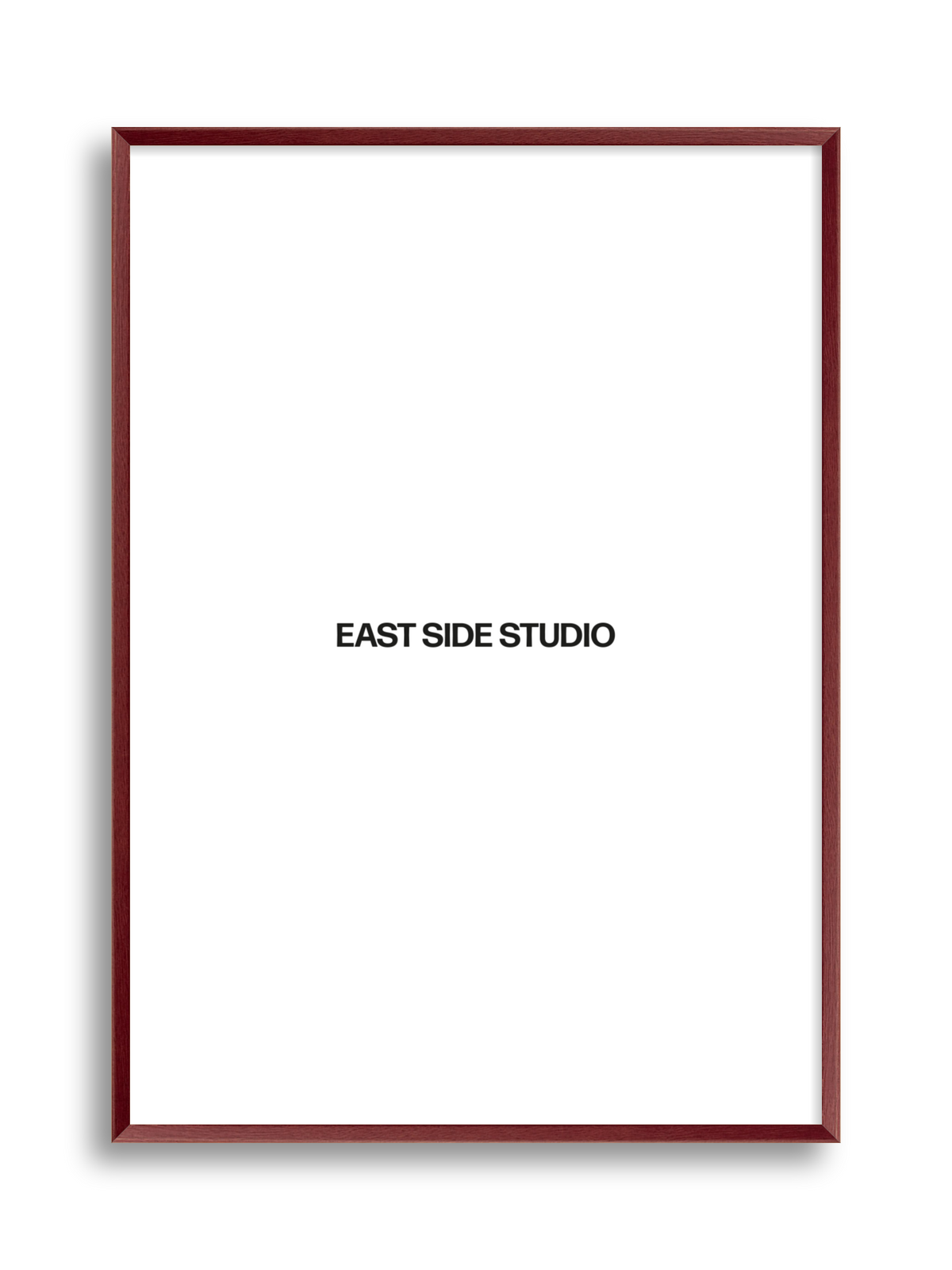 Burgundy - Stain - Slim picture frame