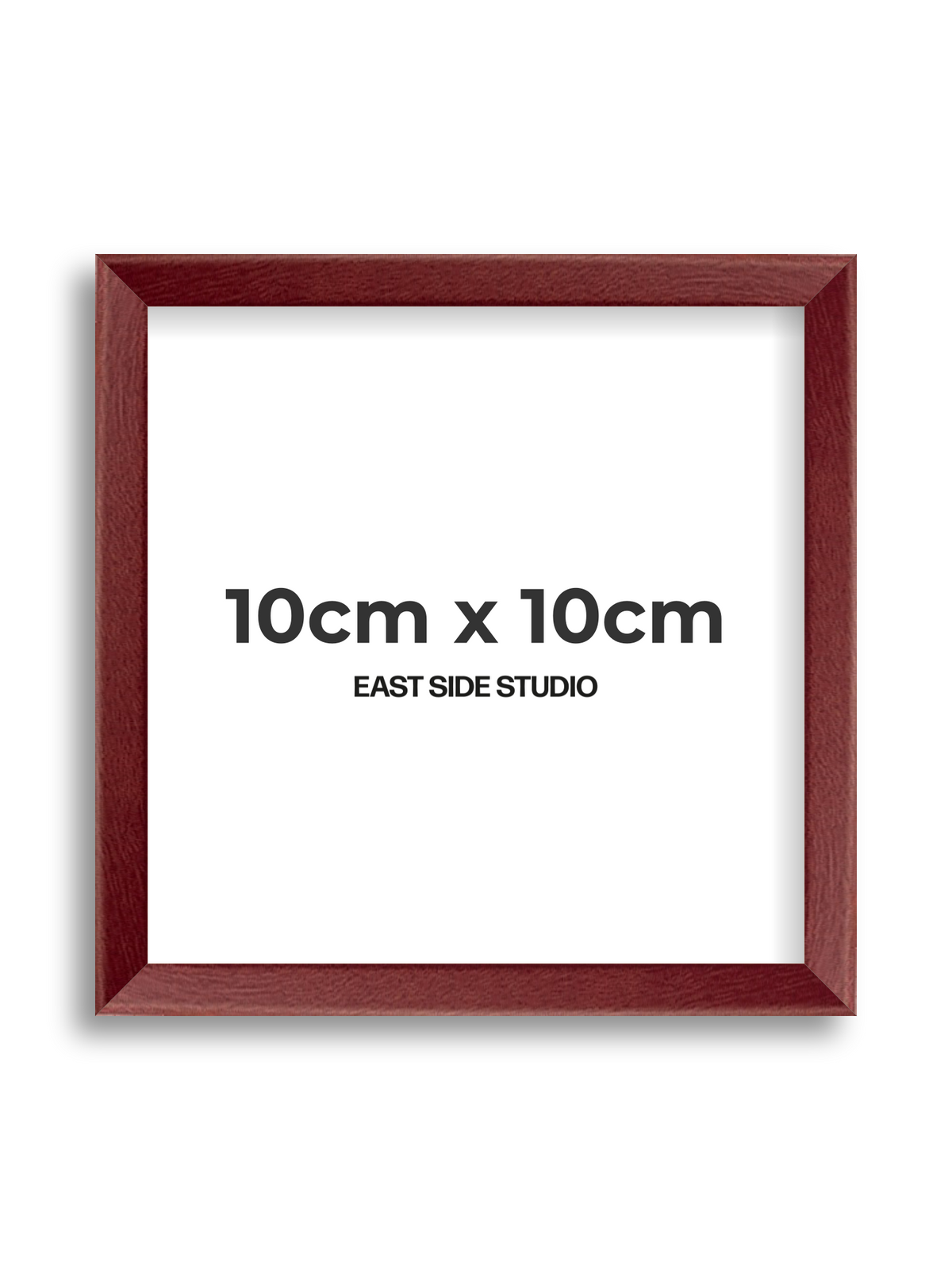Burgundy 10cm x 10cm picture frame