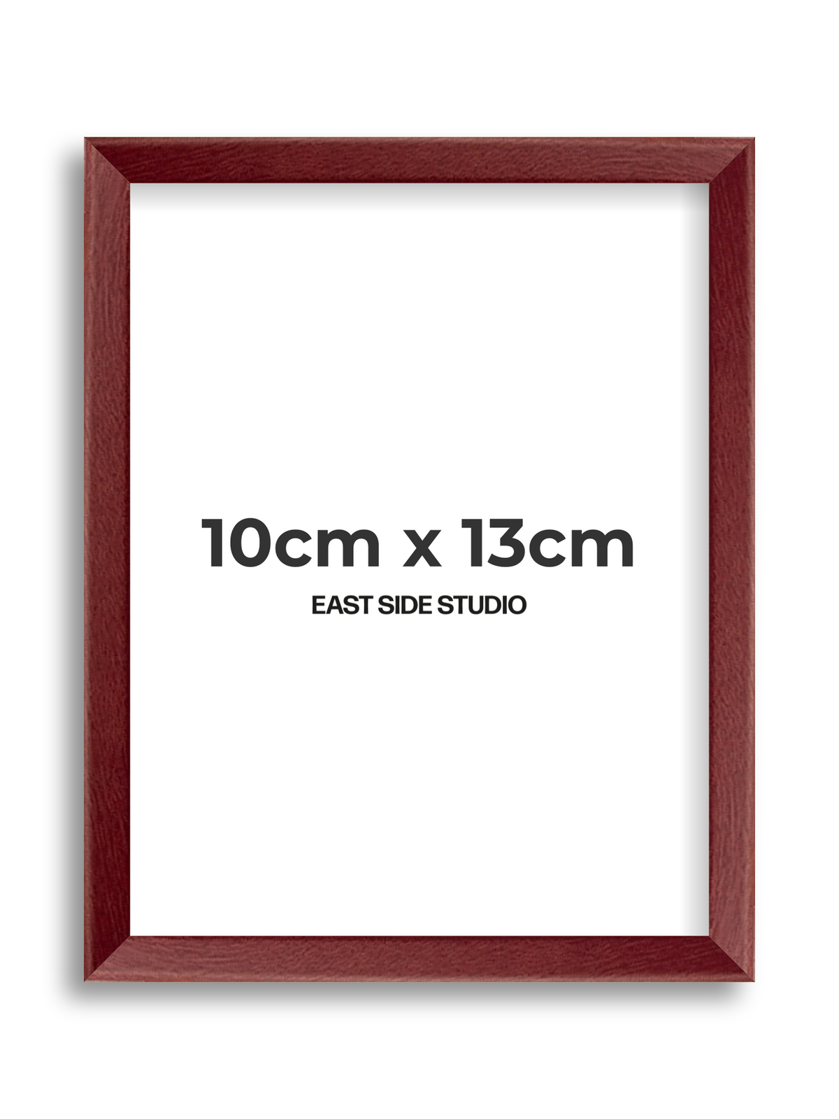 Burgundy 10cm x 13cm picture frame