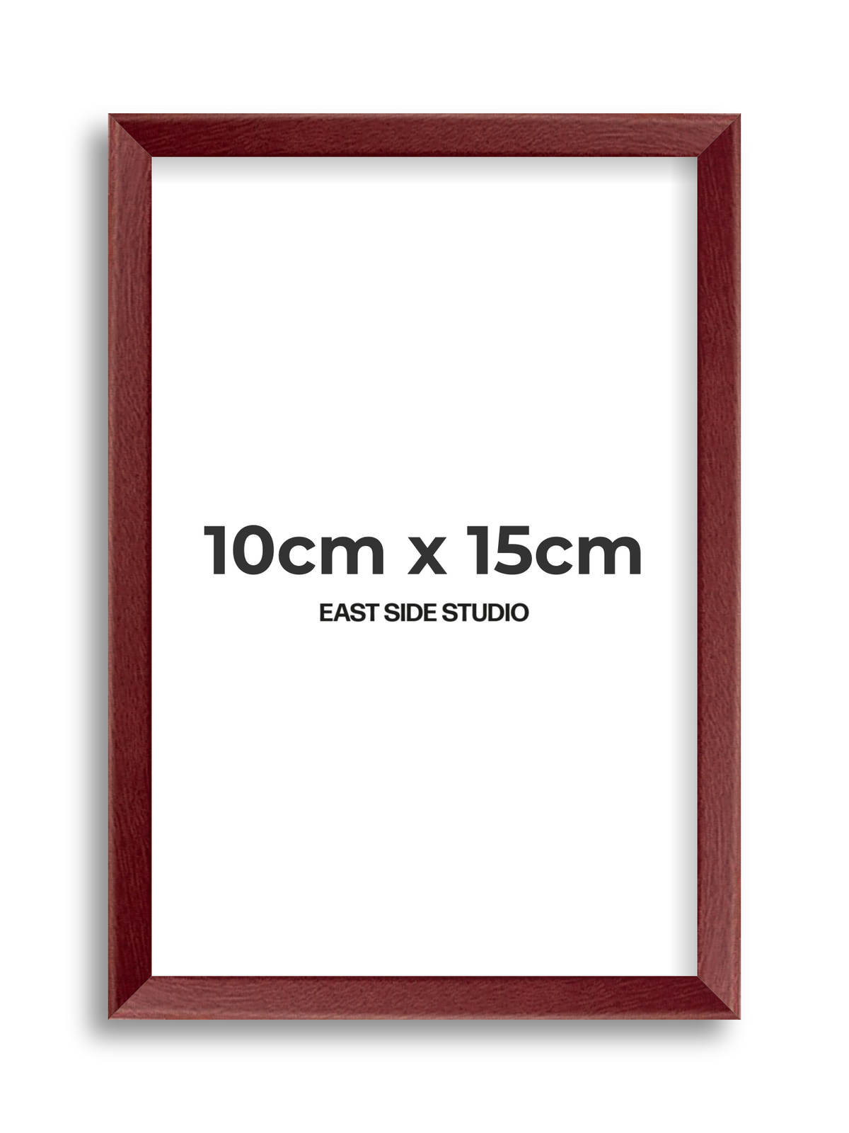 Burgundy 10cm x 15cm picture frame
