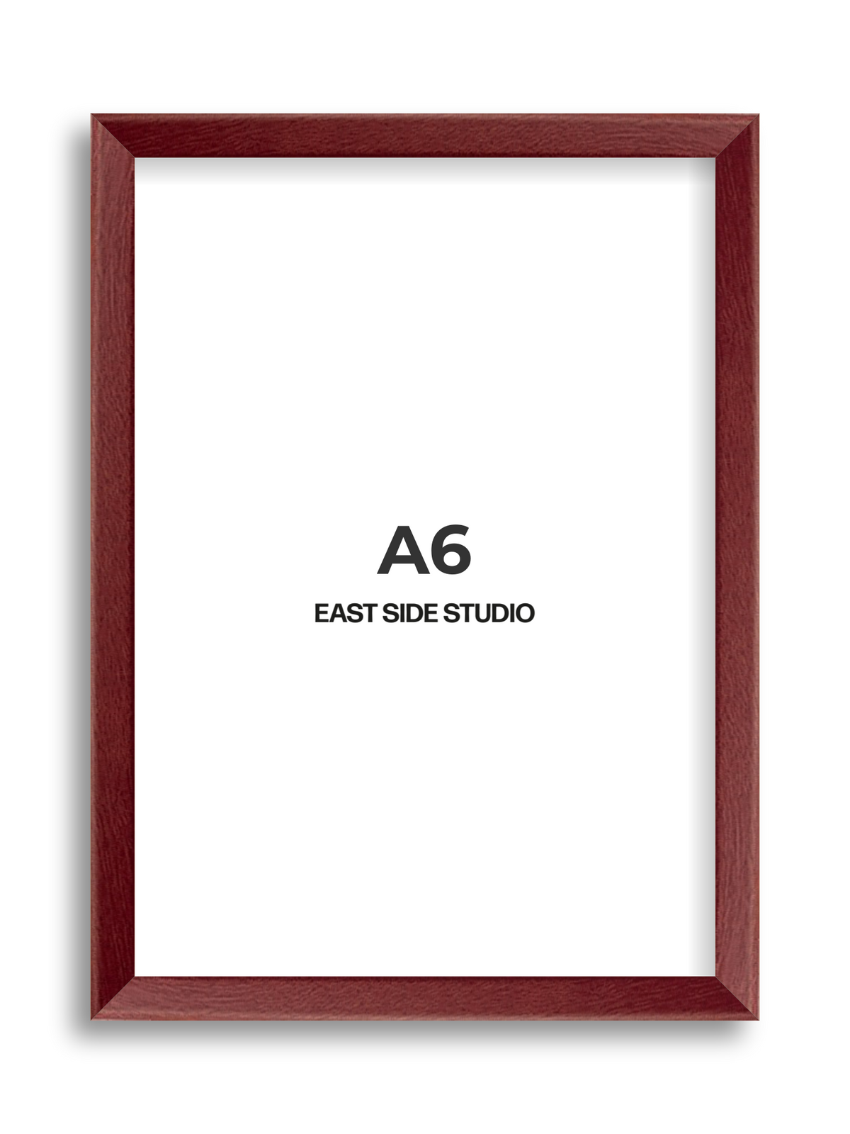 Burgundy A6 picture frame