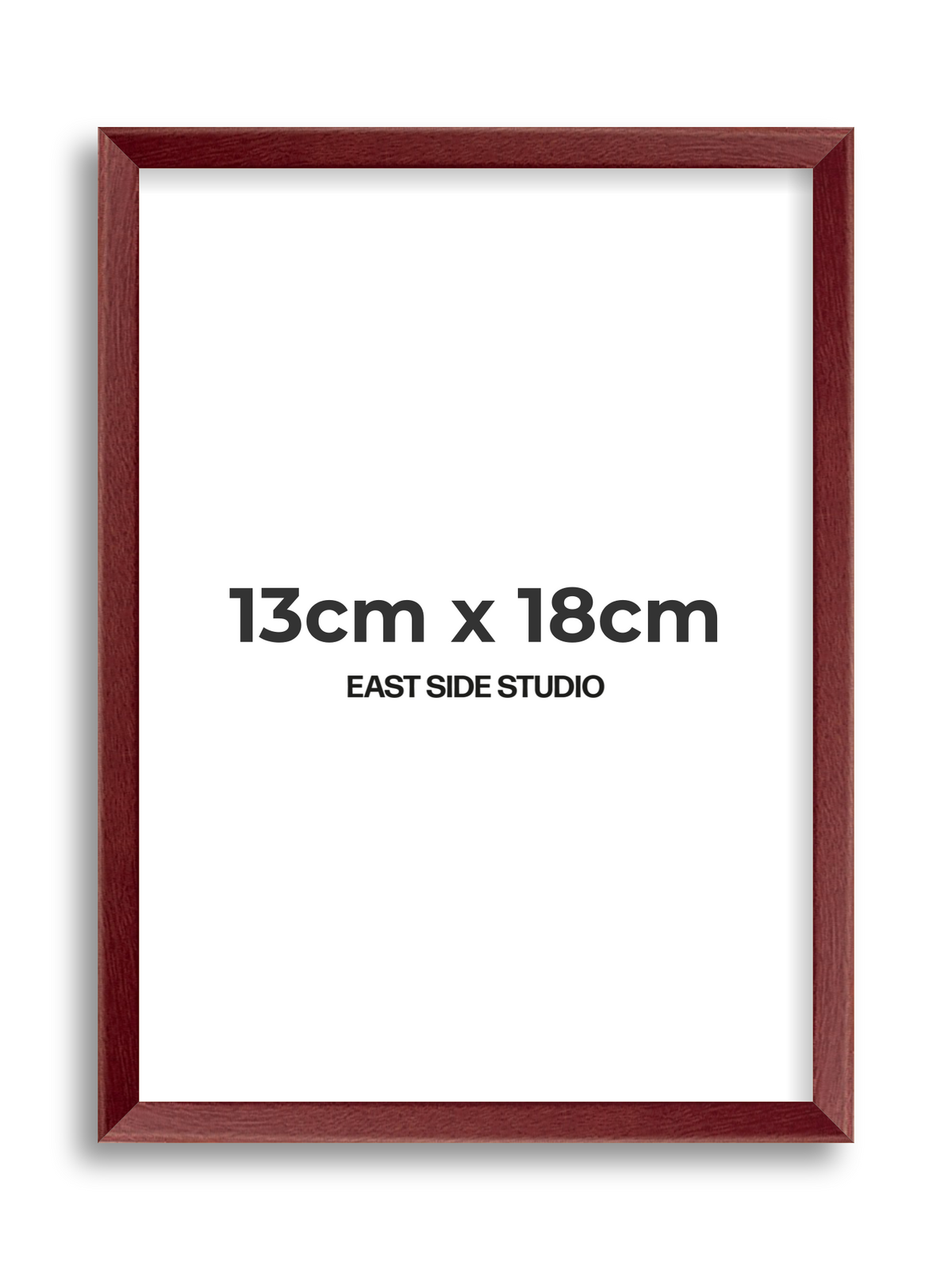 Burgundy 13cm x 18cm picture frame