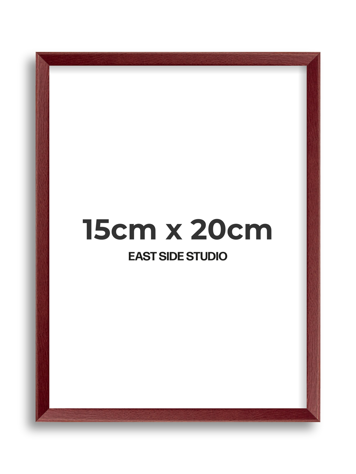 Burgundy 15cm x 20cm picture frame