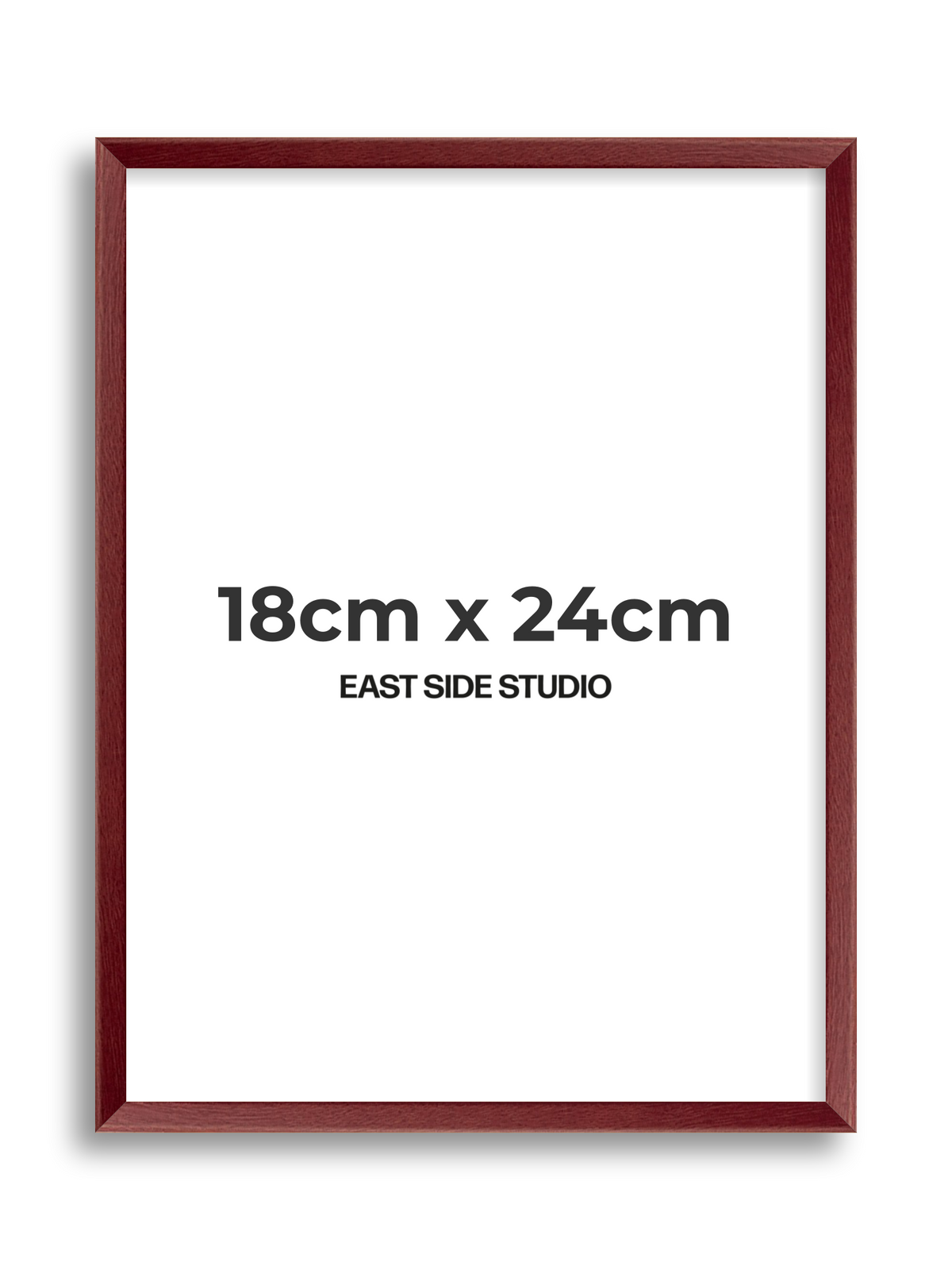 Burgundy 18cm x 24cm picture frame