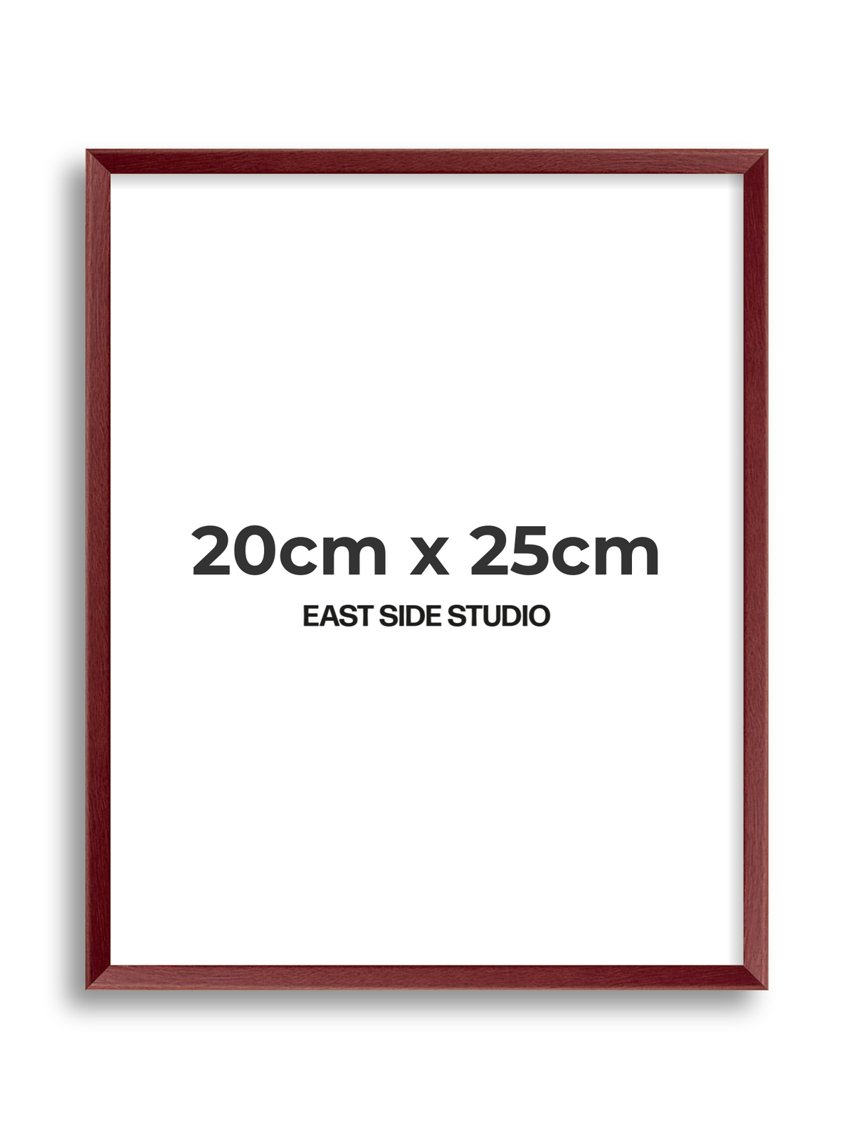 Burgundy 20cm x 25cm picture frame