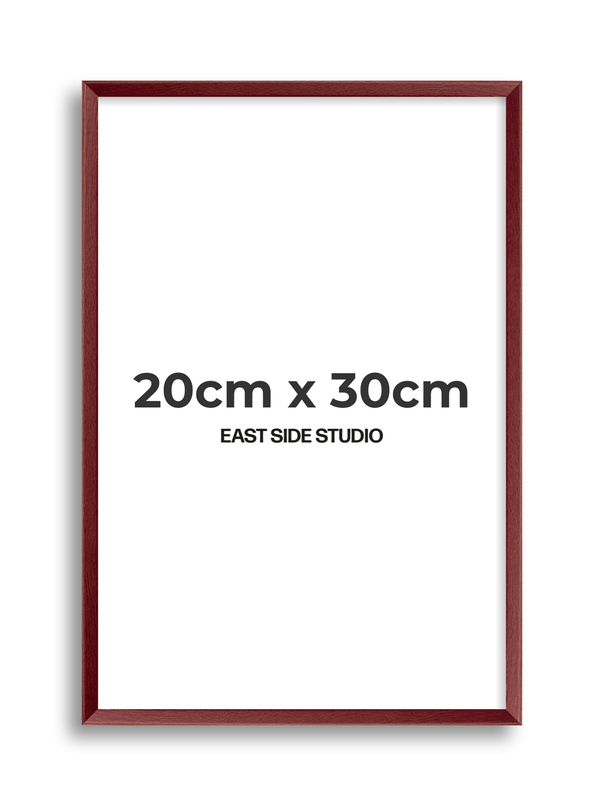 Burgundy 20cm x 30cm picture frame