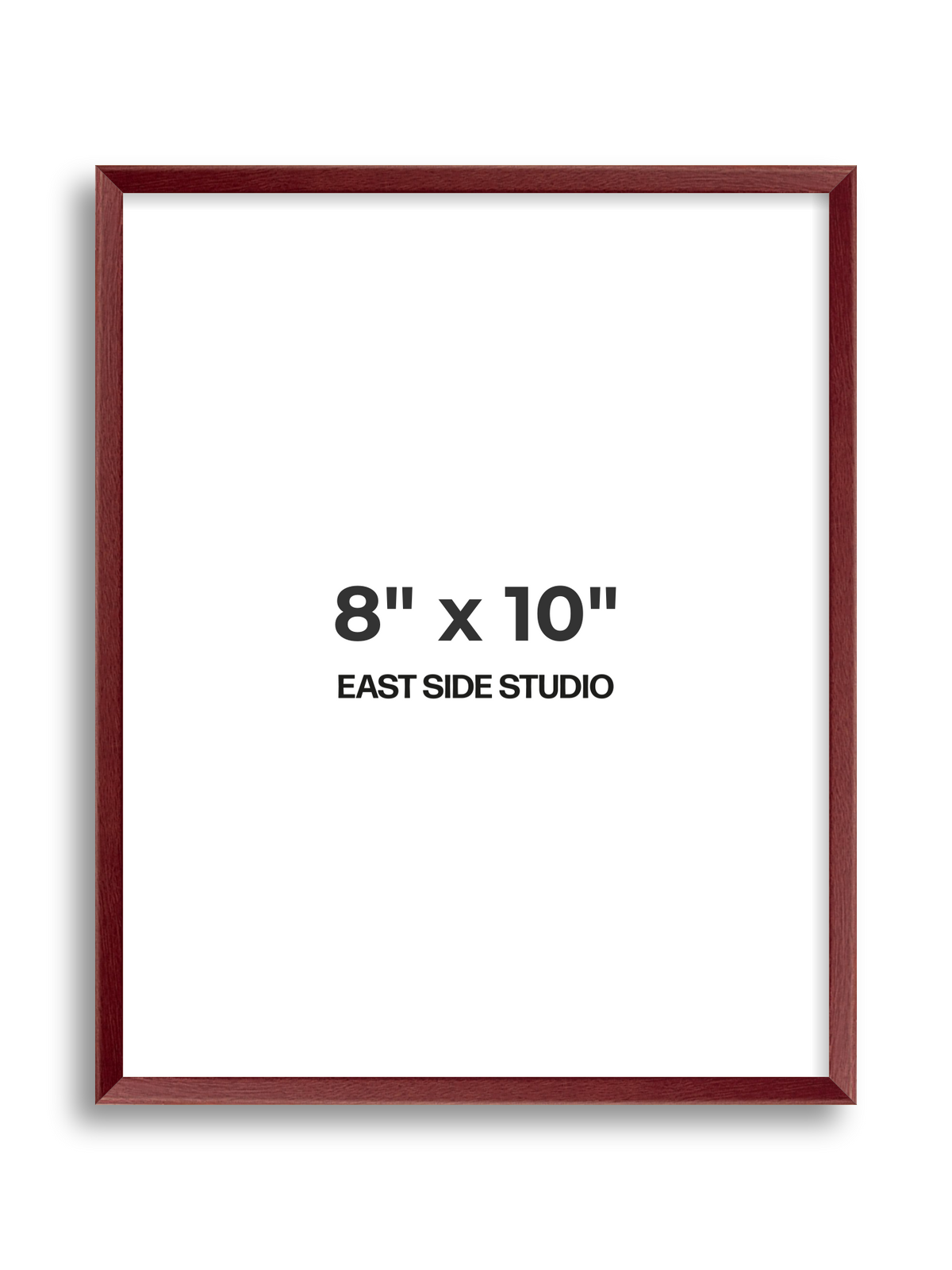 Burgundy 8" x 10" picture frame