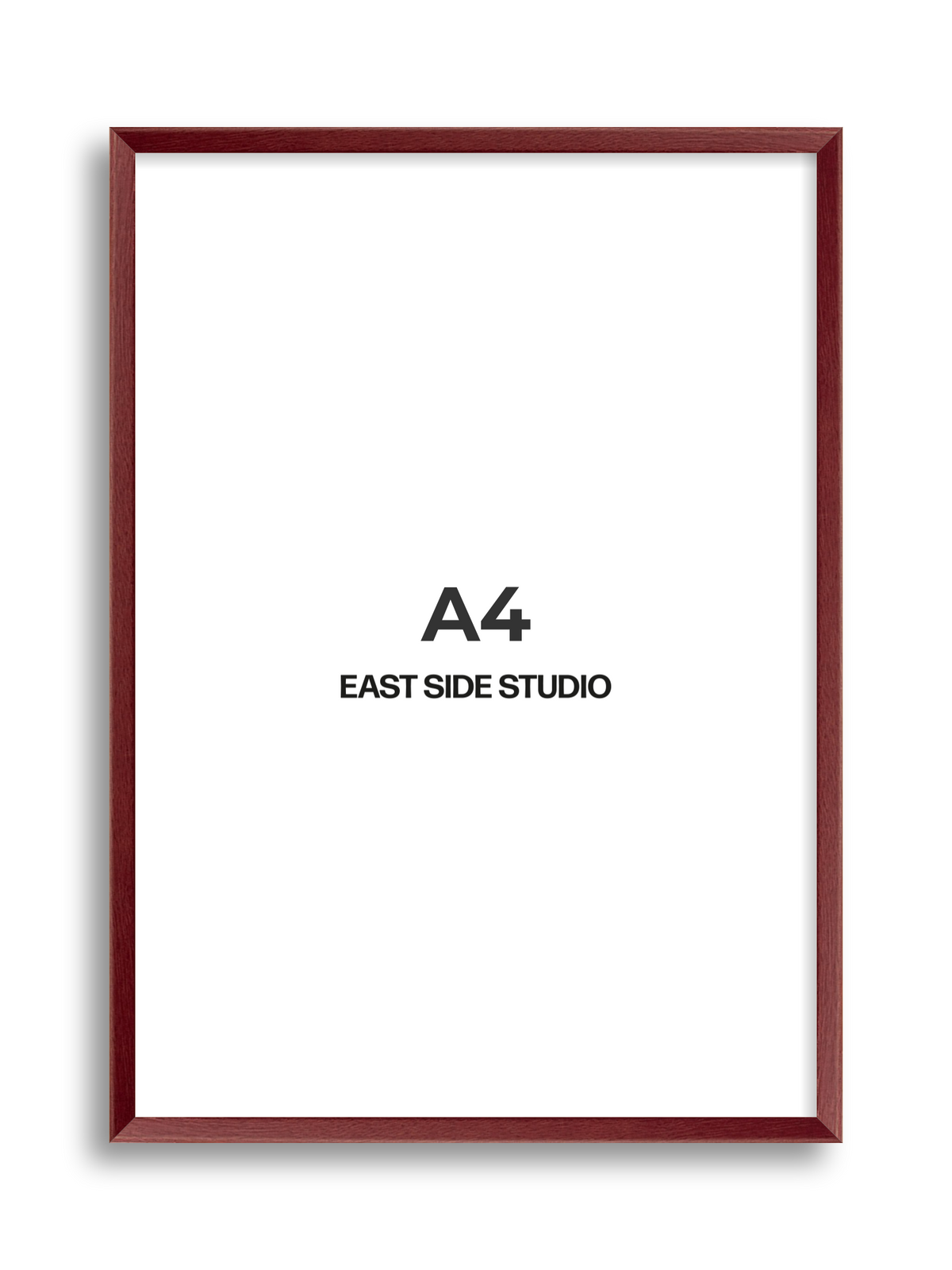 Burgundy A4 picture frame